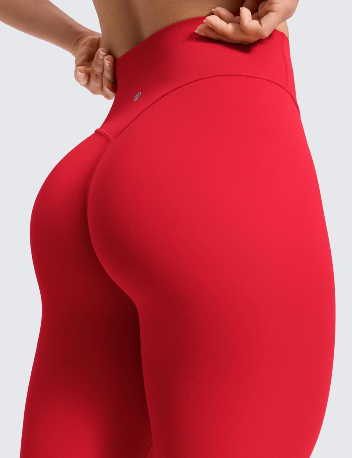 image:imageCRZ YOGA Secretsculpt Minor No Front Seam Leggings 25 Softretch High Waisted Womens Yoga Pants Buttery Soft Booty LiftingAurora Red