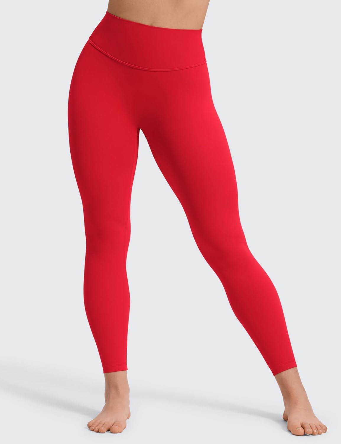 image:imageCRZ YOGA Secretsculpt Minor No Front Seam Leggings 25 Softretch High Waisted Womens Yoga Pants Buttery Soft Booty LiftingAurora Red