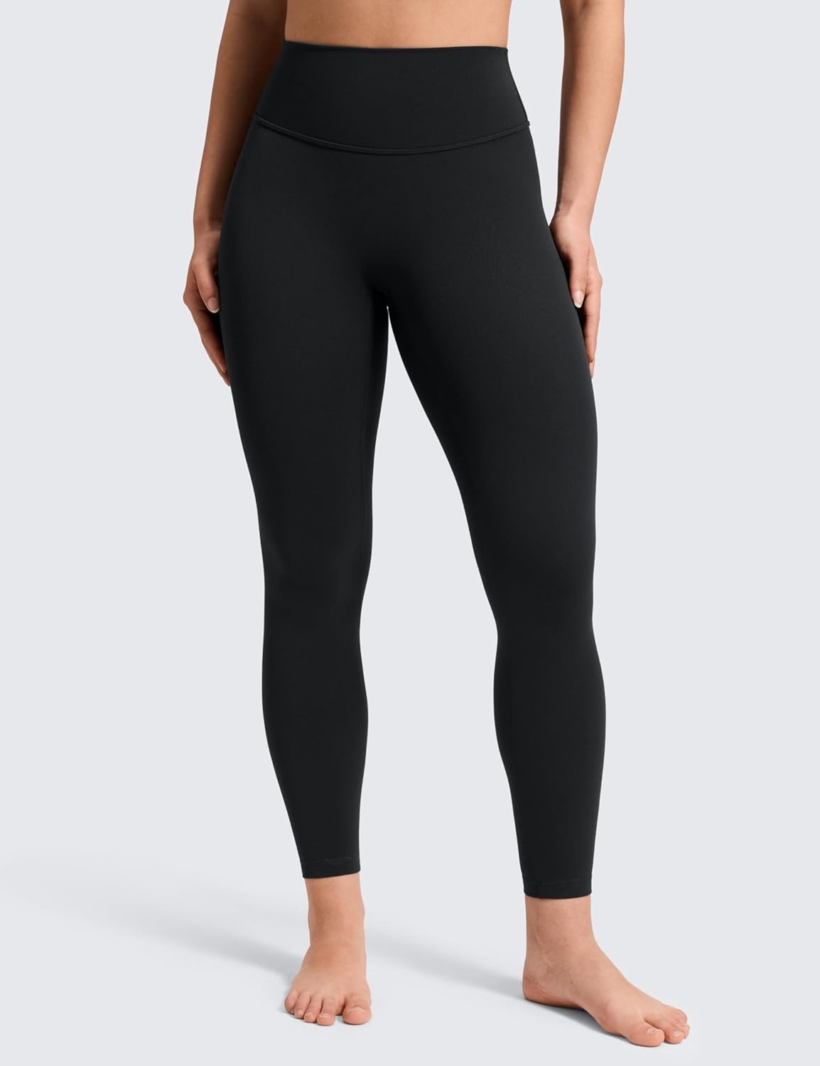image:imageCRZ YOGA Secretsculpt Minor No Front Seam Leggings 25 Softretch High Waisted Womens Yoga Pants Buttery Soft Booty LiftingBlack