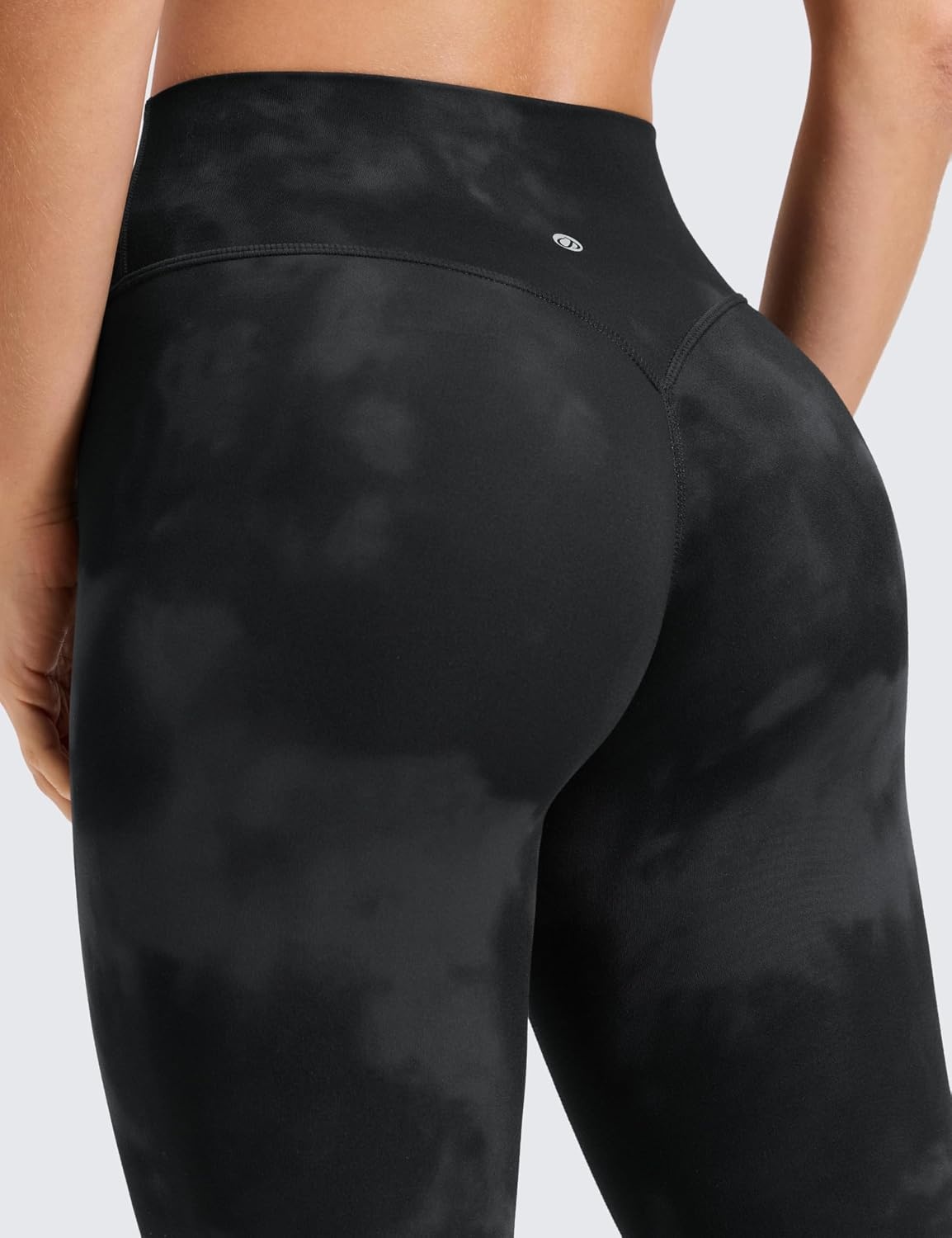 image:imageCRZ YOGA Secretsculpt Minor No Front Seam Leggings 25 Softretch High Waisted Womens Yoga Pants Buttery Soft Booty LiftingBlack Tie Dye Flowers