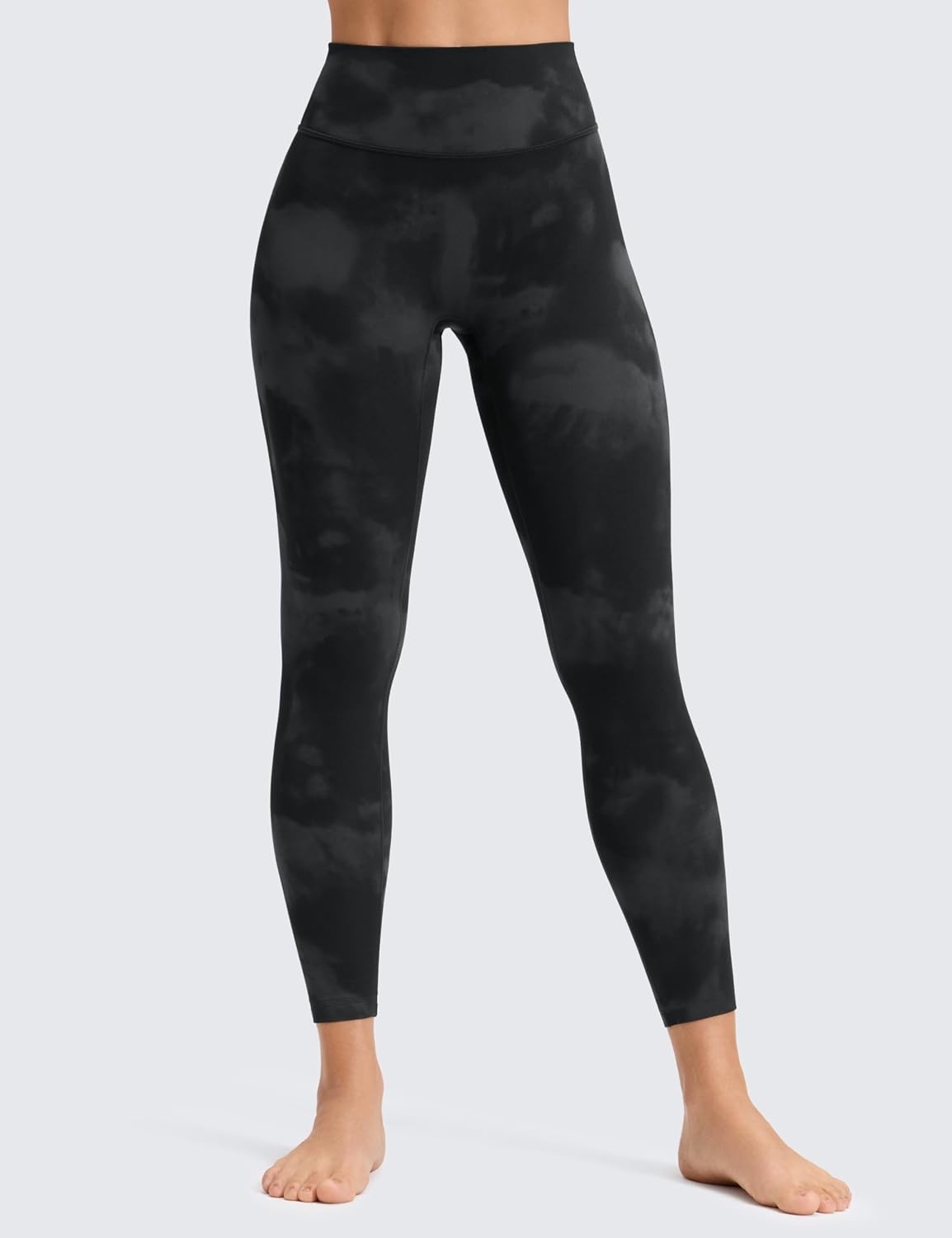 image:imageCRZ YOGA Secretsculpt Minor No Front Seam Leggings 25 Softretch High Waisted Womens Yoga Pants Buttery Soft Booty LiftingBlack Tie Dye Flowers