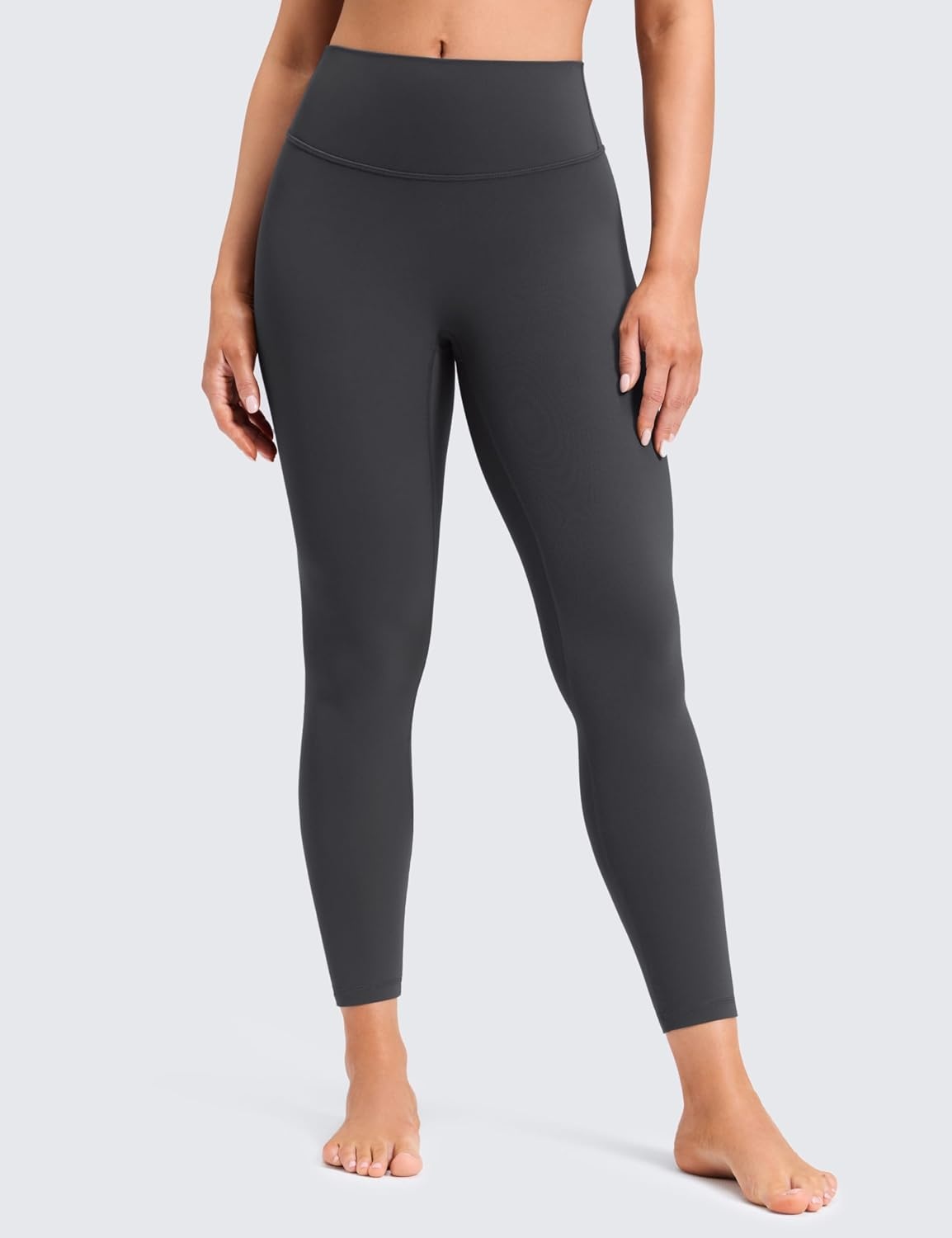 image:imageCRZ YOGA Secretsculpt Minor No Front Seam Leggings 25 Softretch High Waisted Womens Yoga Pants Buttery Soft Booty LiftingMysterious Grey