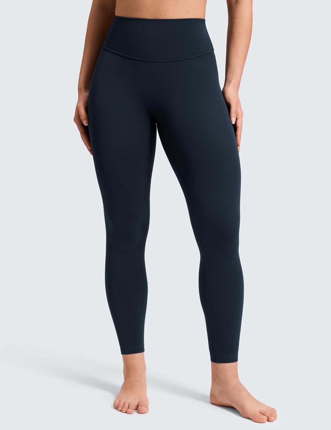 image:imageCRZ YOGA Secretsculpt Minor No Front Seam Leggings 25 Softretch High Waisted Womens Yoga Pants Buttery Soft Booty LiftingTrue Navy