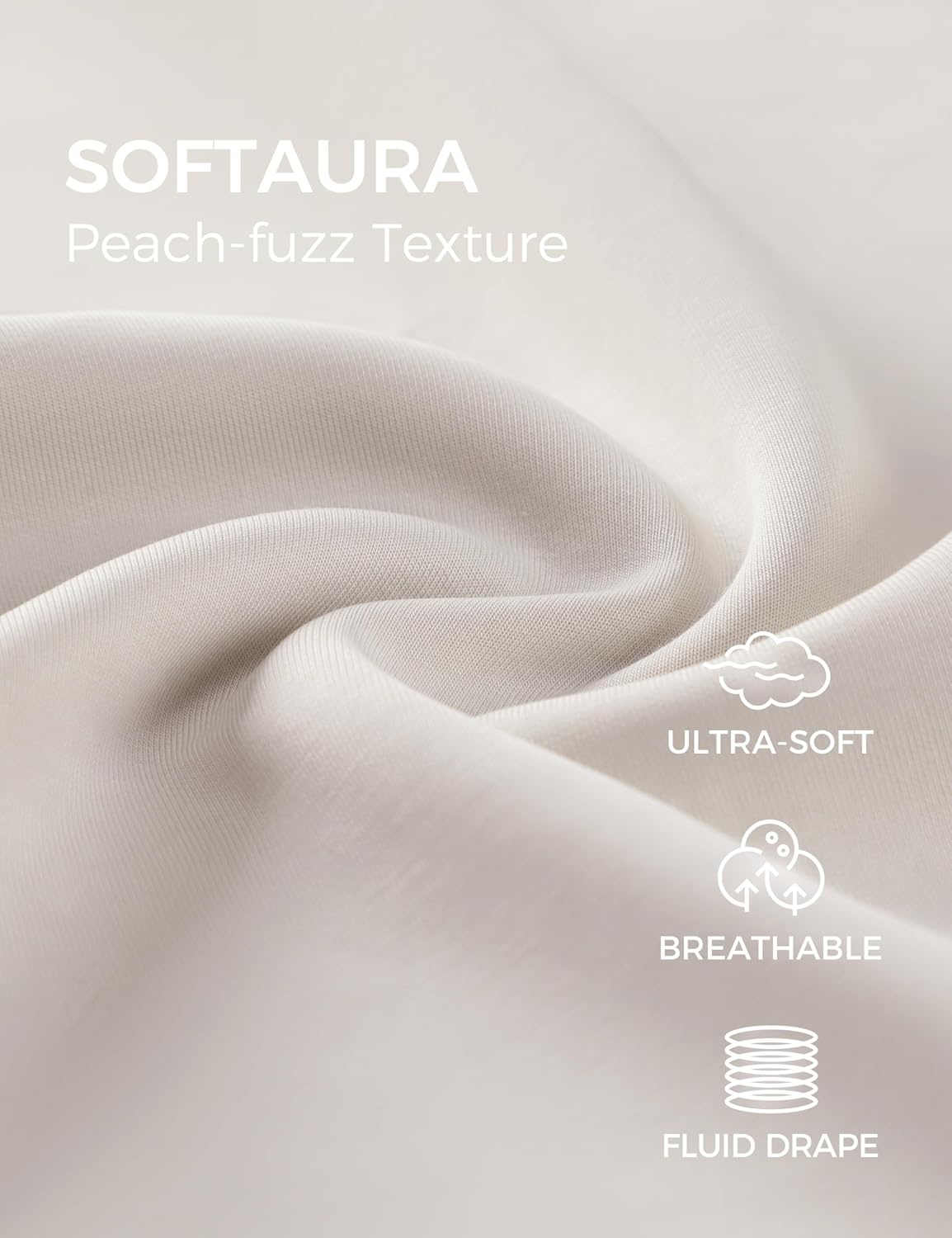 image:imageCRZ YOGA SoftAura Full Zip Sweatshirt for Women Workout Casual Zipper Funnel Neck Sweat Shirts Jackets with PocketsMilky White Bone
