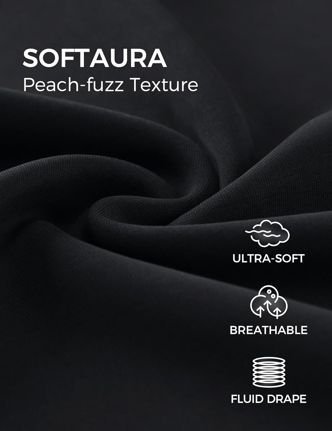 image:imageCRZ YOGA SoftAura Half Zip Sweatshirt for Women Pullover Workout Casual Funnel Neck Sweat Shirts with PocketBlack