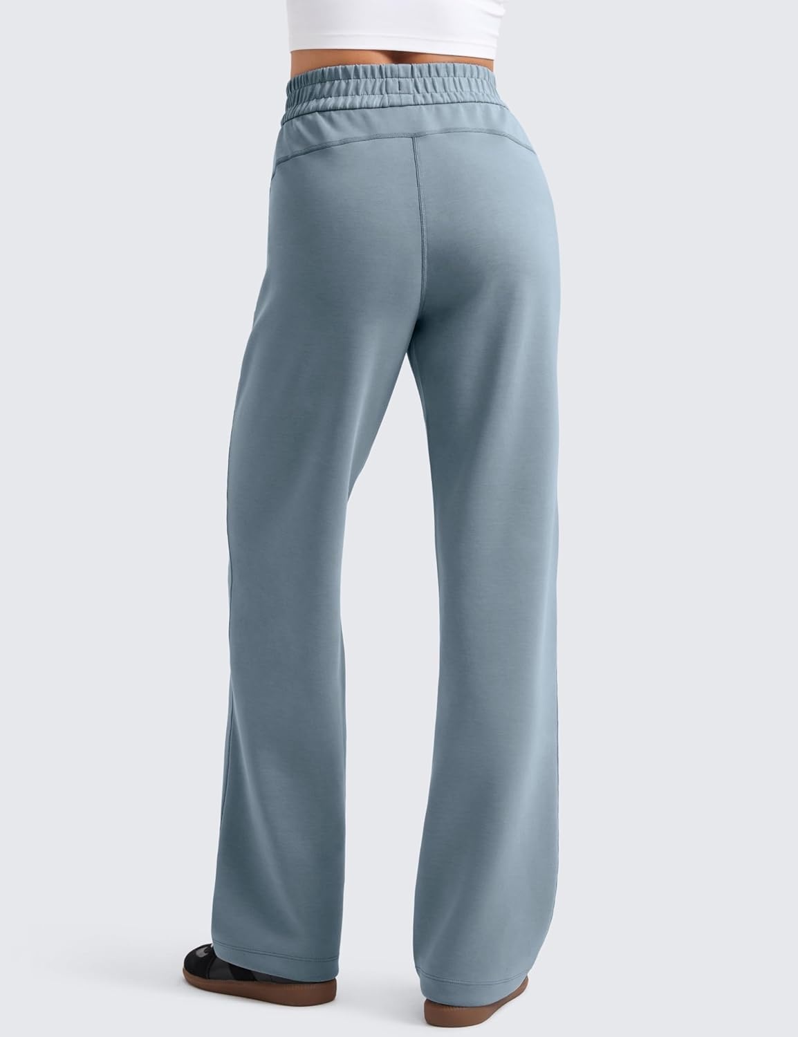 image:imageCRZ YOGA SoftAura Straight Leg Casual Sweatpants Women 283032 Modal Lounge Travel Pants with PocketsBelgian Blue
