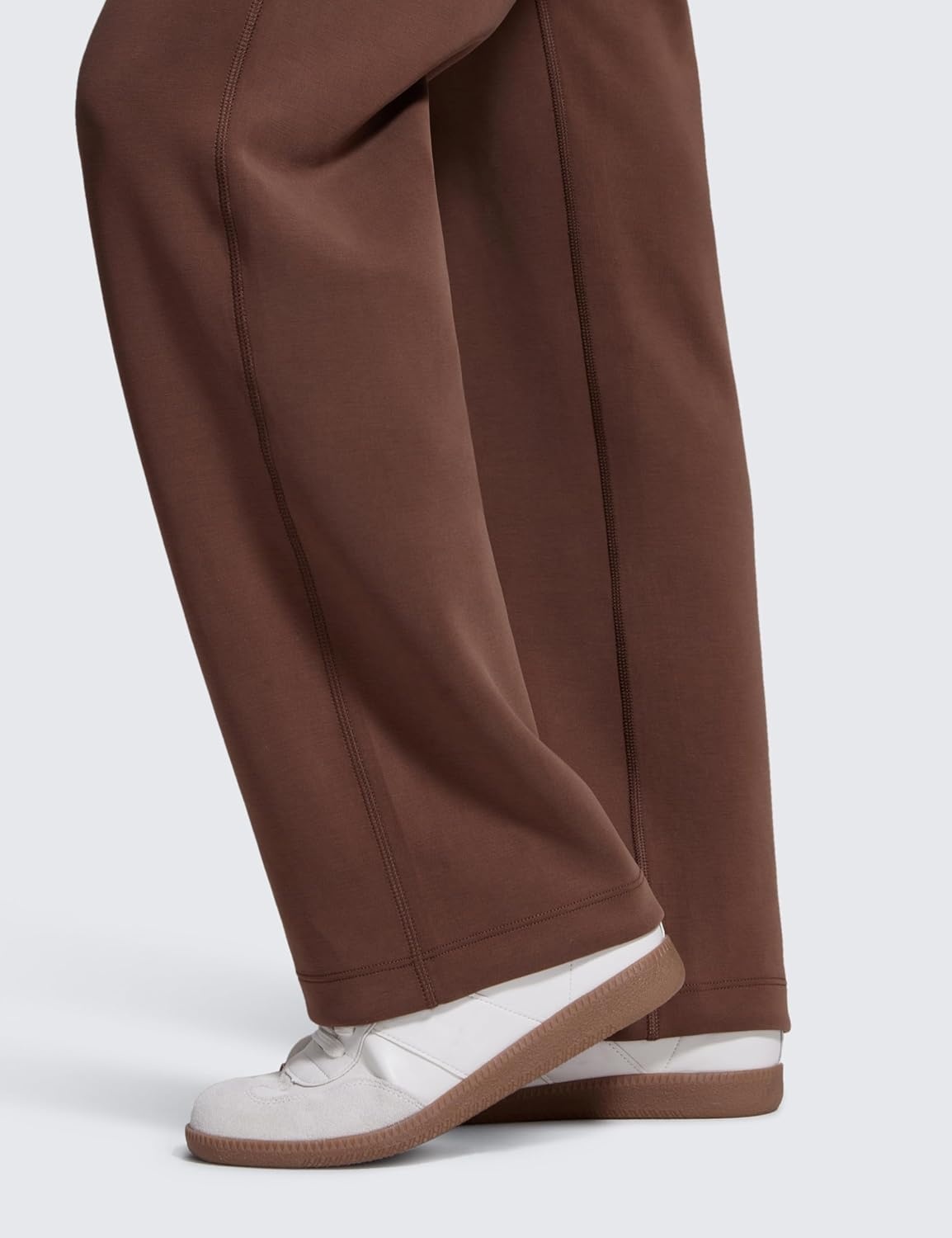 image:imageCRZ YOGA SoftAura Straight Leg Casual Sweatpants Women 283032 Modal Lounge Travel Pants with PocketsCoffee Brown