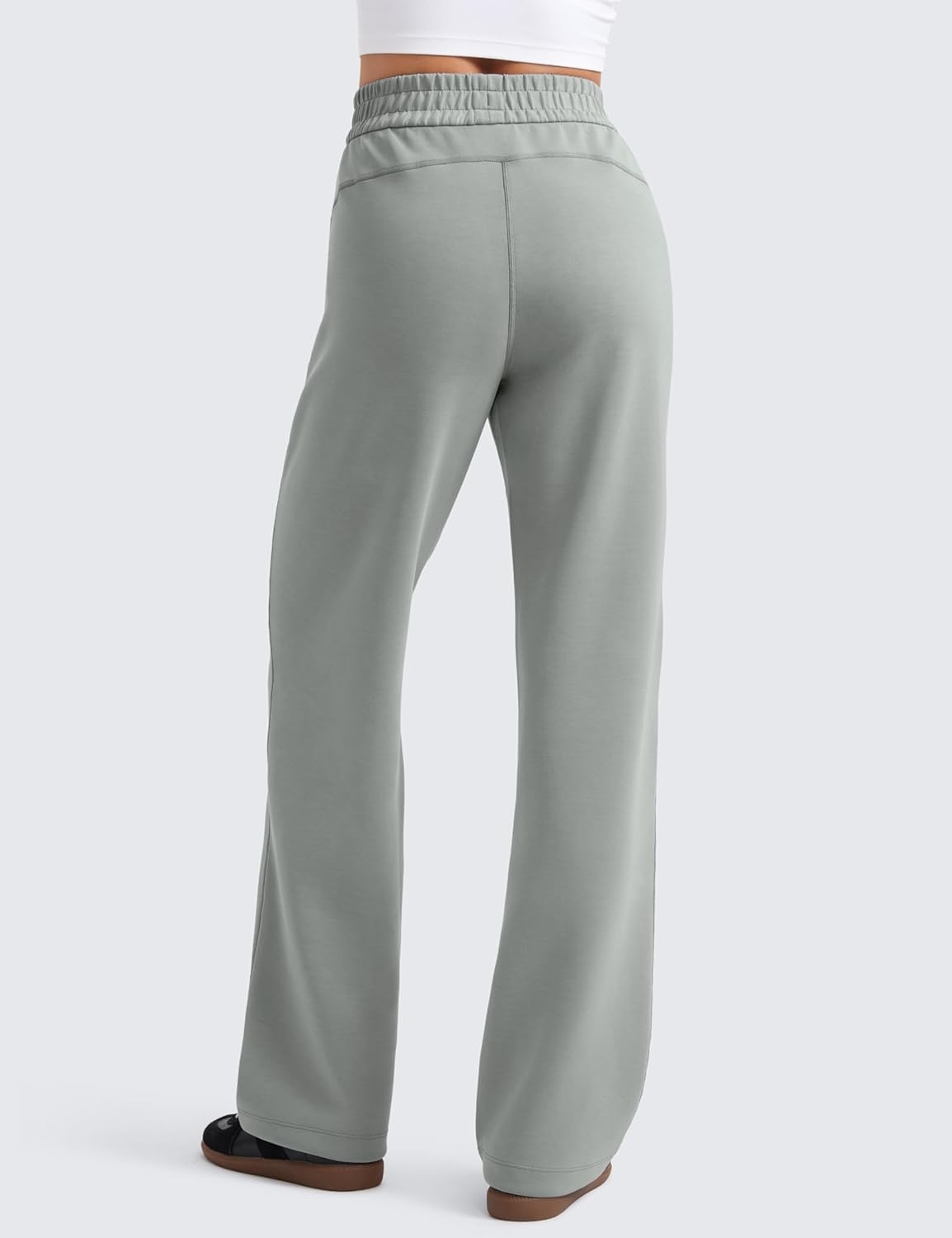 image:imageCRZ YOGA SoftAura Straight Leg Casual Sweatpants Women 283032 Modal Lounge Travel Pants with PocketsSterling