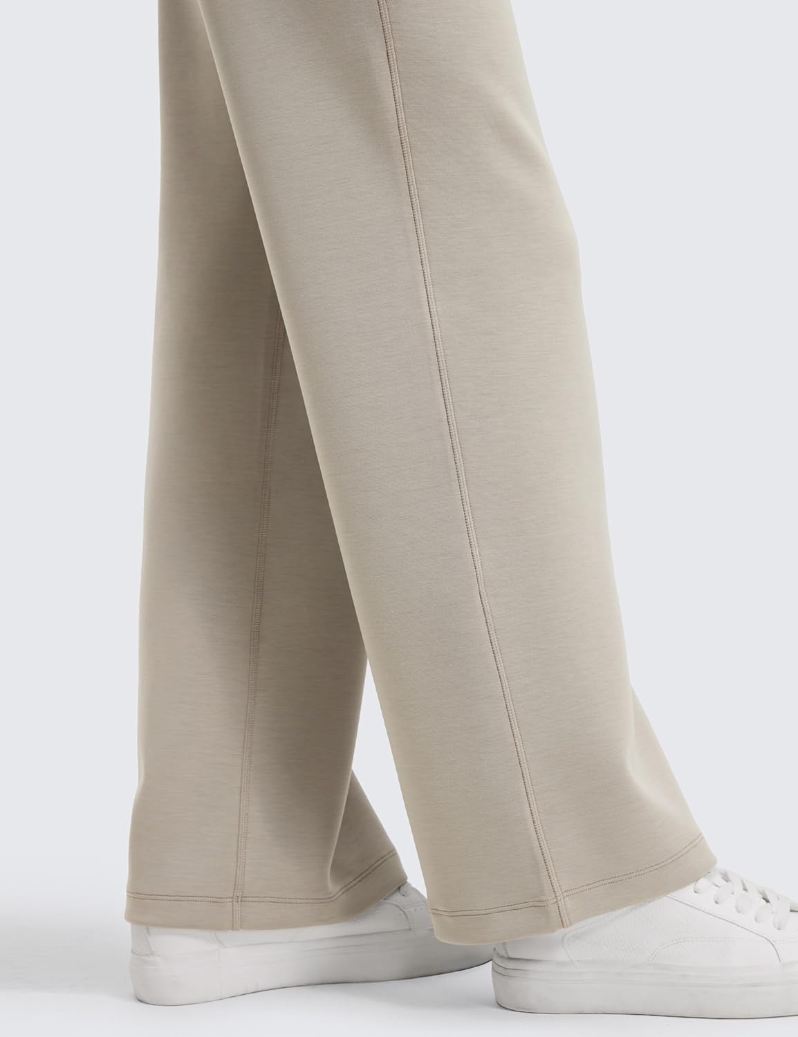image:imageCRZ YOGA SoftAura Straight Leg Casual Sweatpants Women 283032 Modal Lounge Travel Pants with PocketsStone