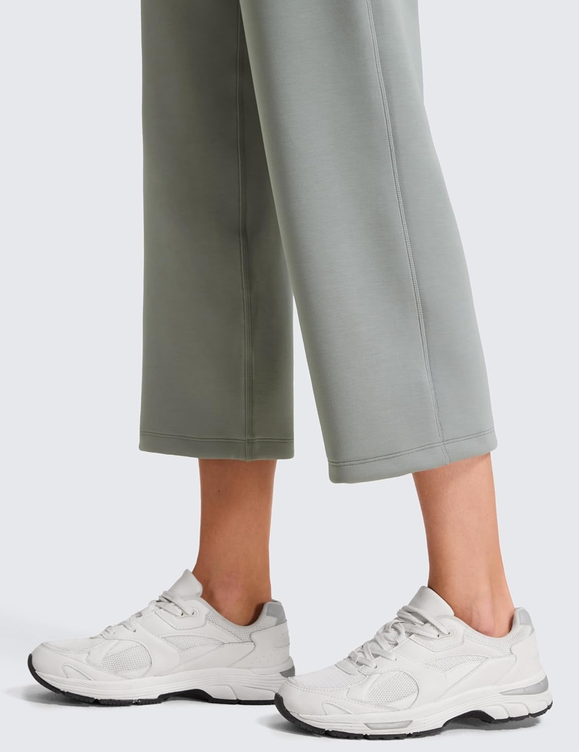 image:imageCRZ YOGA SoftAura Straight Leg Cropped Sweatpants Women 24 Modal Lounge Travel Casual Pants with PocketsSterling