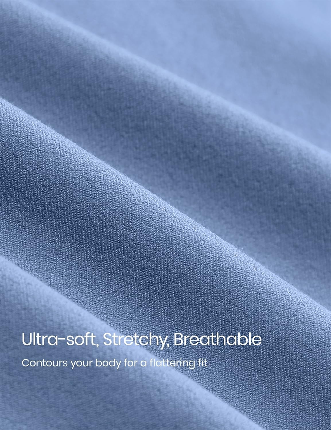 image:imageCRZ YOGA Softembrace Scoop Neck Tank Tops for Women Casual Going Out Soft Double Lined Crop Basic Sleeveless ShirtsOasis Blue