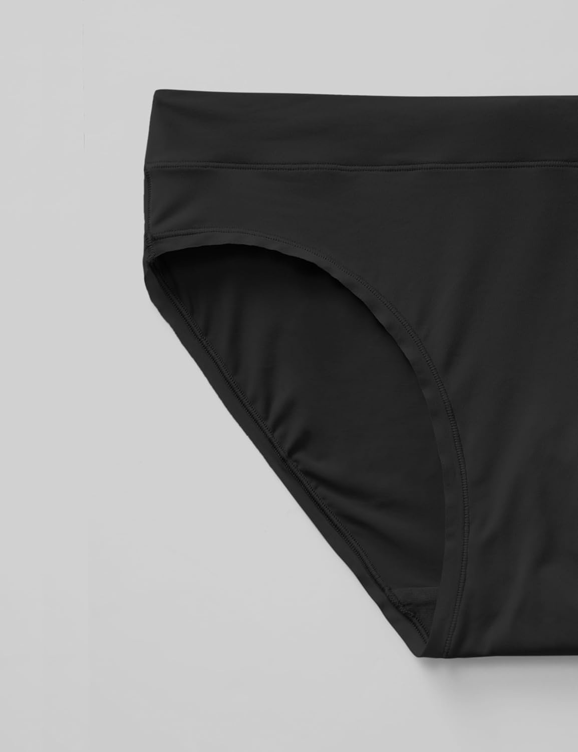 image:imageCRZ YOGA Softhold Bikini Underwear for Women Sexy Tagless Hipster Stretch Breathable Ladies Cheeky Panties 3 PackBlack 3pack