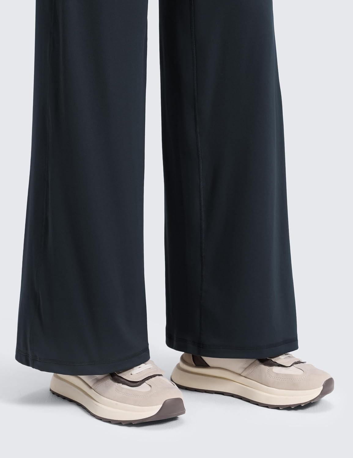 image:imageCRZ YOGA Softretch Maternity No Front Seam Wide Leg Pants 30 Workout Yoga Casual Pregnancy Womens Over Belly Buttery SoftTrue Navy