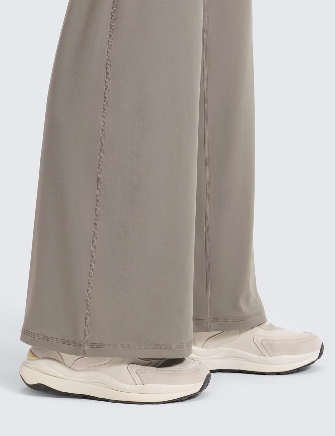 image:imageCRZ YOGA Softretch Maternity No Front Seam Wide Leg Pants 30 Workout Yoga Casual Pregnancy Womens Over Belly Buttery SoftWarm Ash Grey
