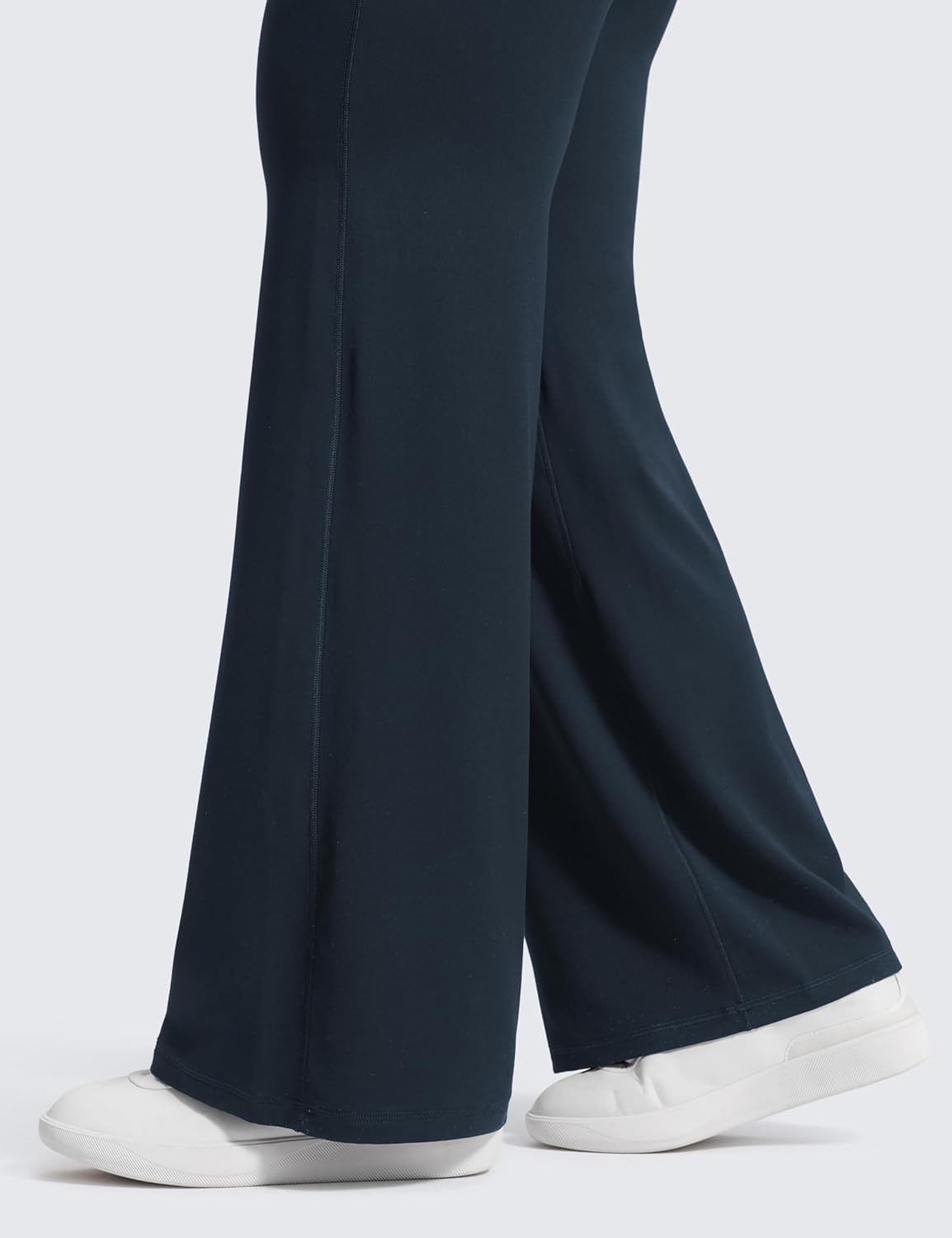 image:imageCRZ YOGA Softretch No Front Seam Wide Leg Pants 28 30 32 for Women High Waist Yoga Lounge Buttery Soft Comfy CasualTrue Navy