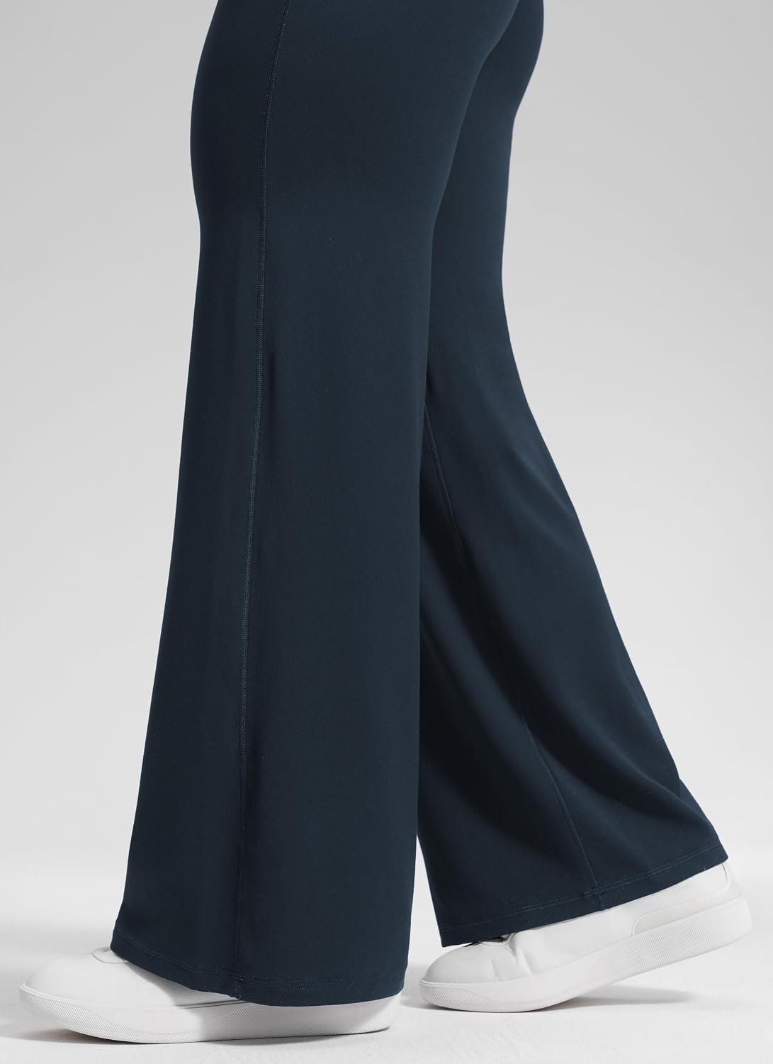 image:imageCRZ YOGA Softretch No Front Seam Wide Leg Pants 28 30 32 for Women High Waist Yoga Lounge Buttery Soft Comfy CasualTrue Navy