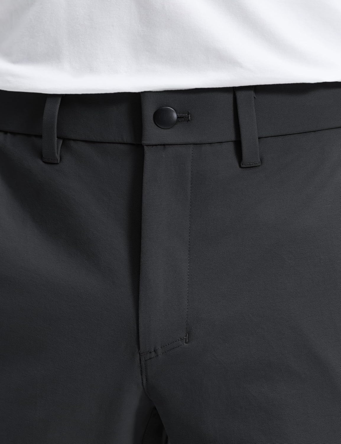image:imageCRZ YOGA Stretch Cotton Chino Pants for Men 3032 Breathable Work Casual Athletic Fit Twill Trousers with PocketsInk Gray