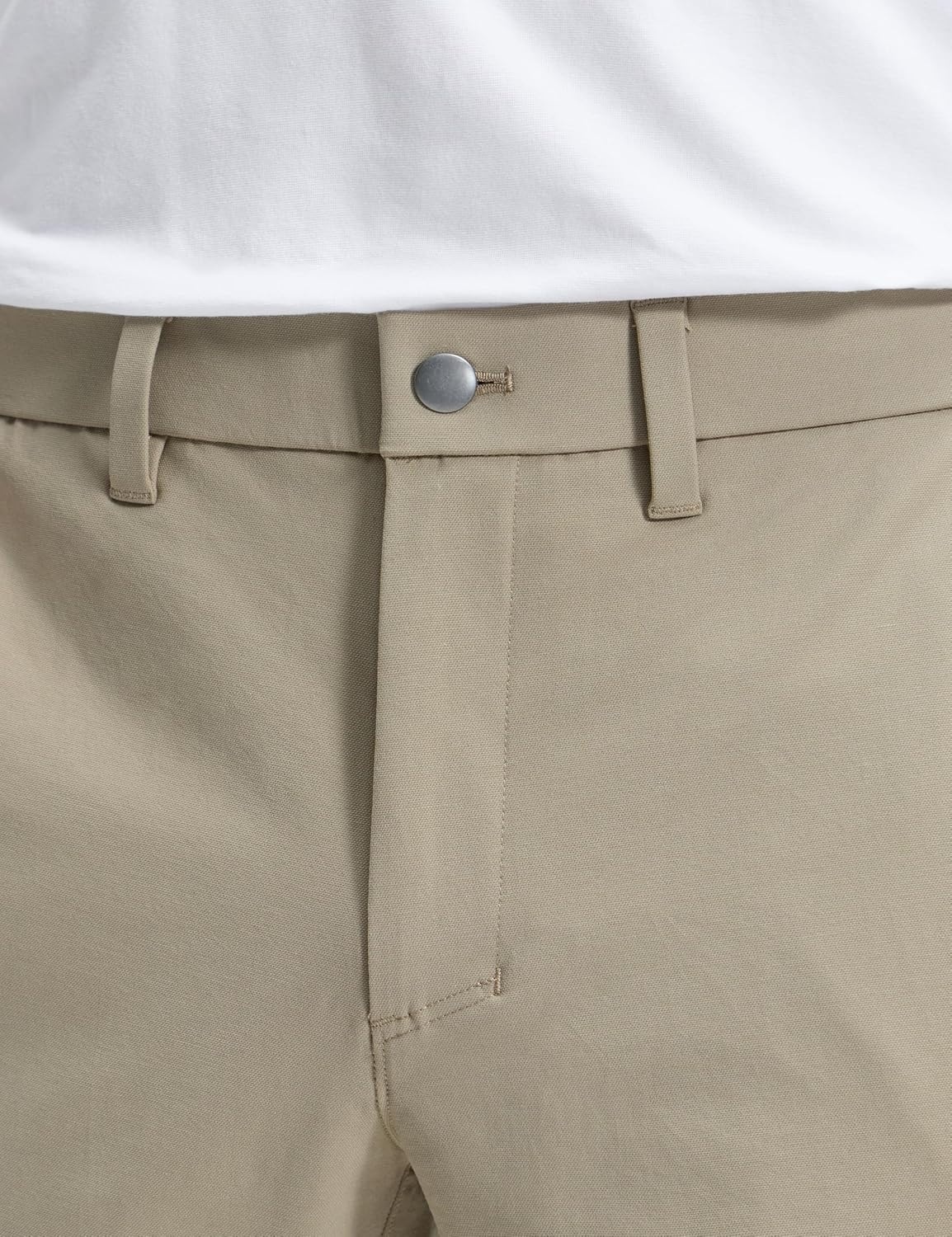 image:imageCRZ YOGA Stretch Cotton Chino Pants for Men 3032 Breathable Work Casual Athletic Fit Twill Trousers with PocketsOak