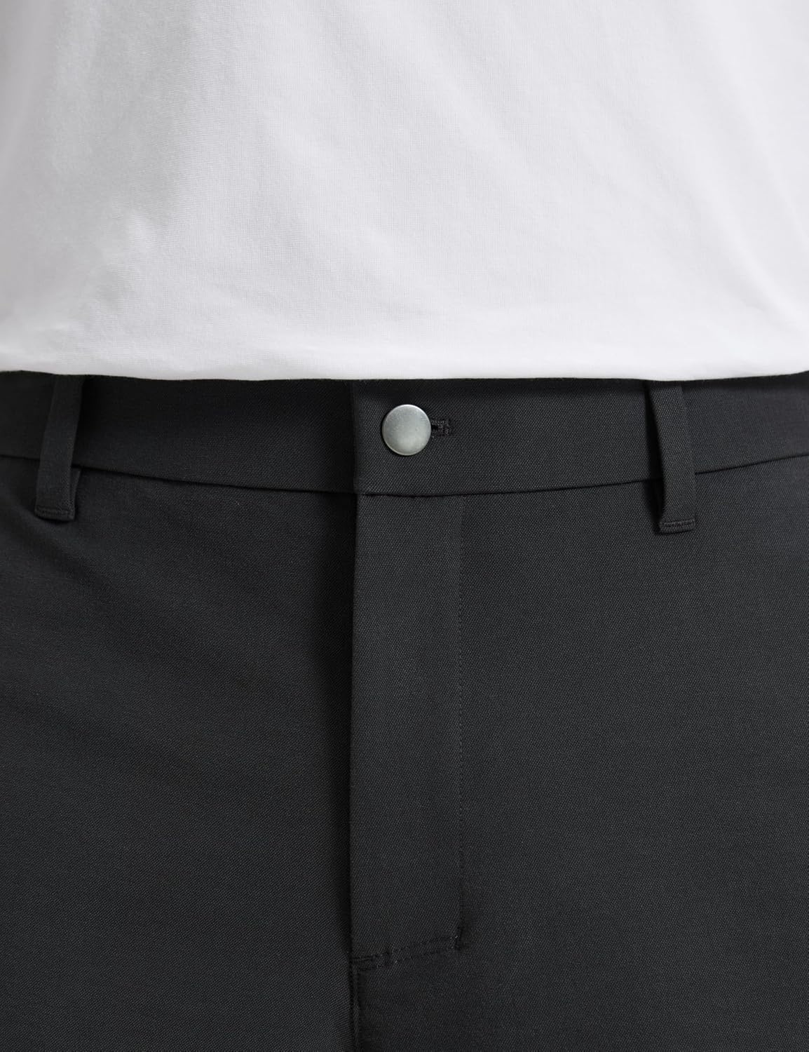 image:imageCRZ YOGA Stretch Cotton Chino Shorts for Men 7 Breathable Work Casual Classic Fit Twill Flat Front with PocketsInk Gray