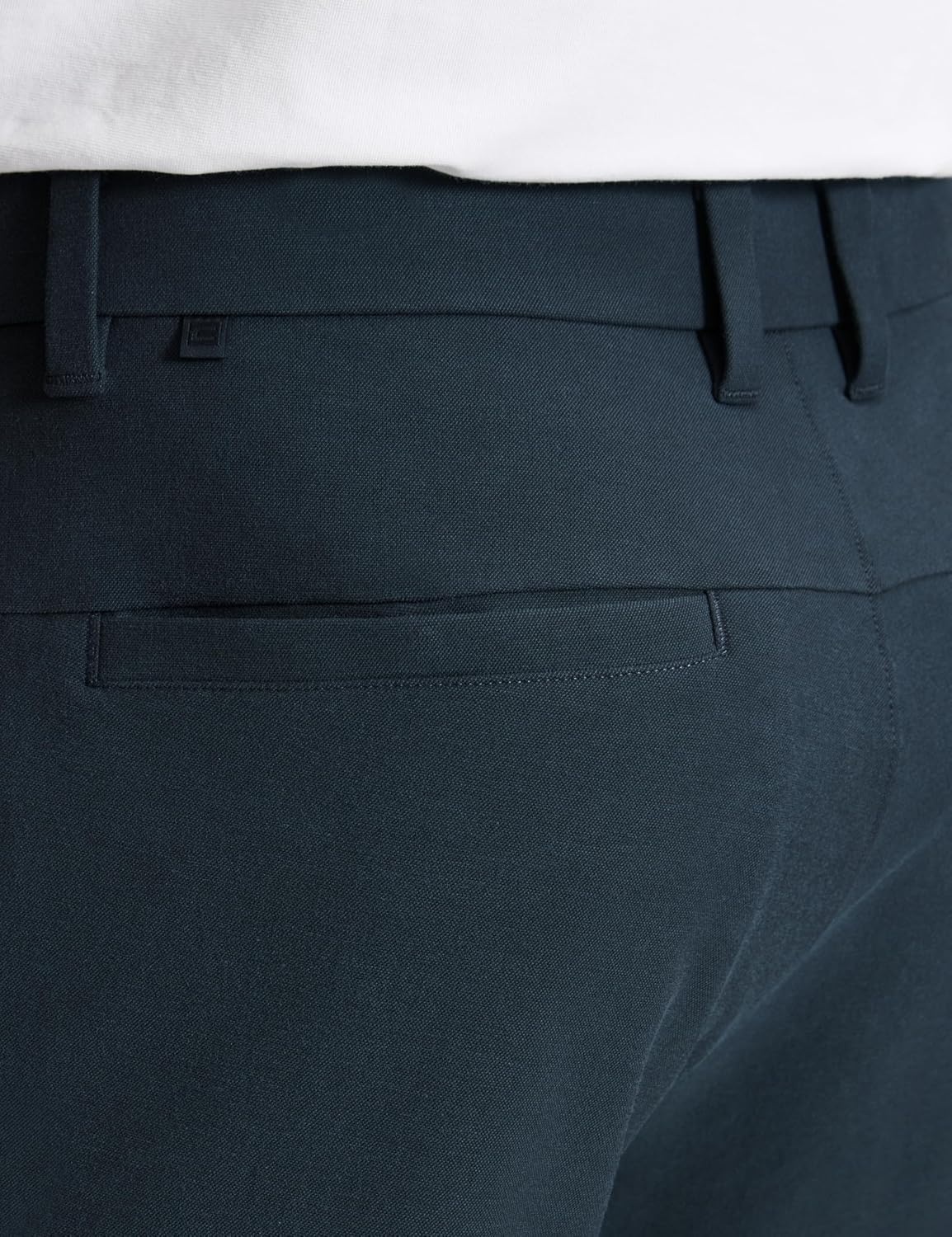 image:imageCRZ YOGA Stretch Cotton Chino Shorts for Men 7 Breathable Work Casual Classic Fit Twill Flat Front with PocketsTrue Navy