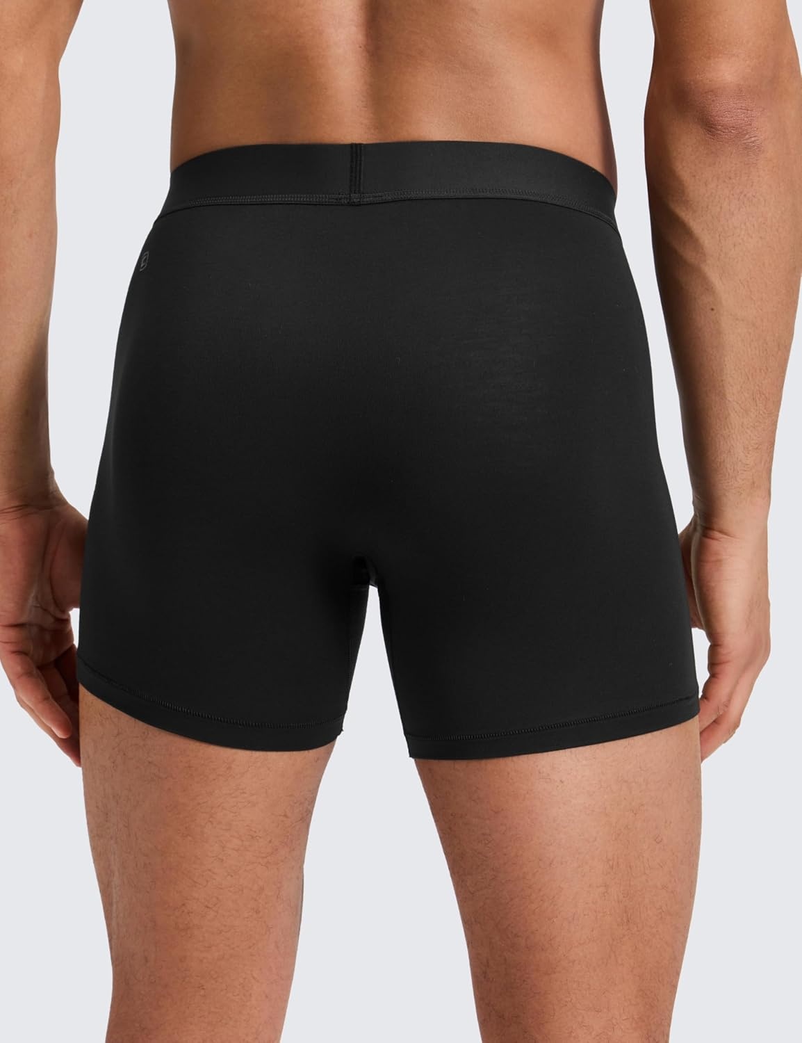 image:imageCRZ YOGA UltraSoft Modal Boxer Briefs with Fly for Men 5 Casual Underwear Moisture Wicking Breathable 3 PackBlack 3pack