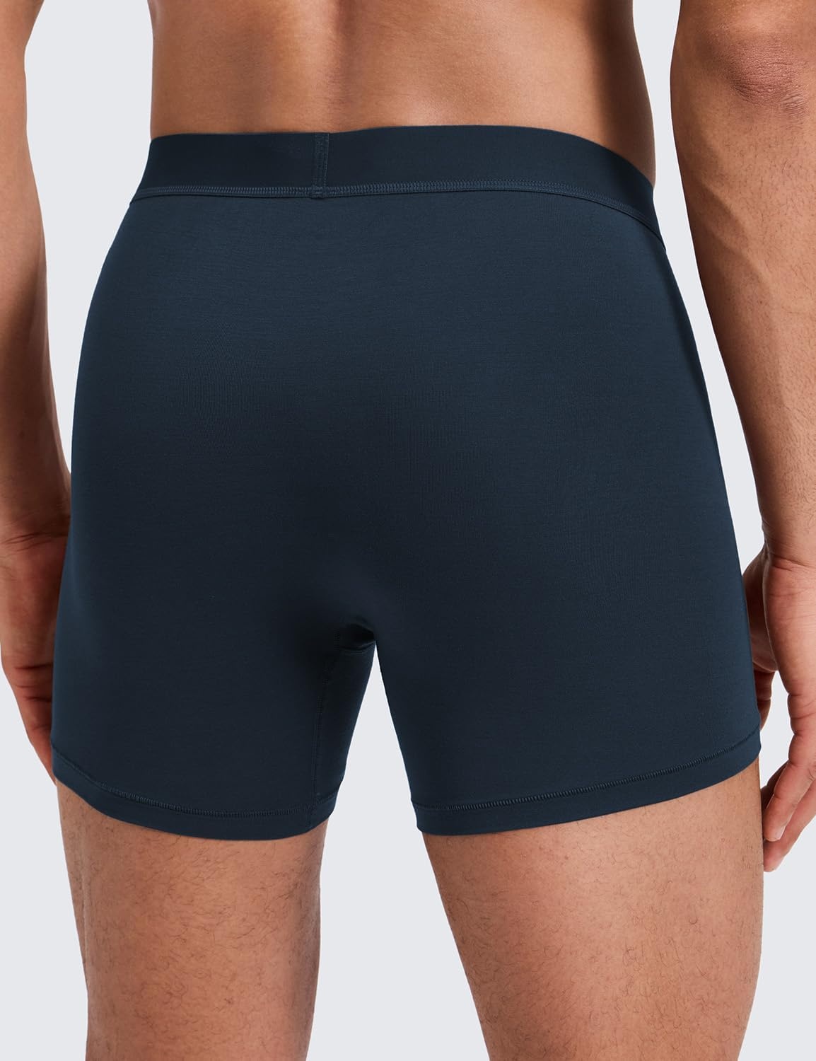 image:imageCRZ YOGA UltraSoft Modal Boxer Briefs with Fly for Men 5 Casual Underwear Moisture Wicking Breathable 3 PackBlackGreyNavy