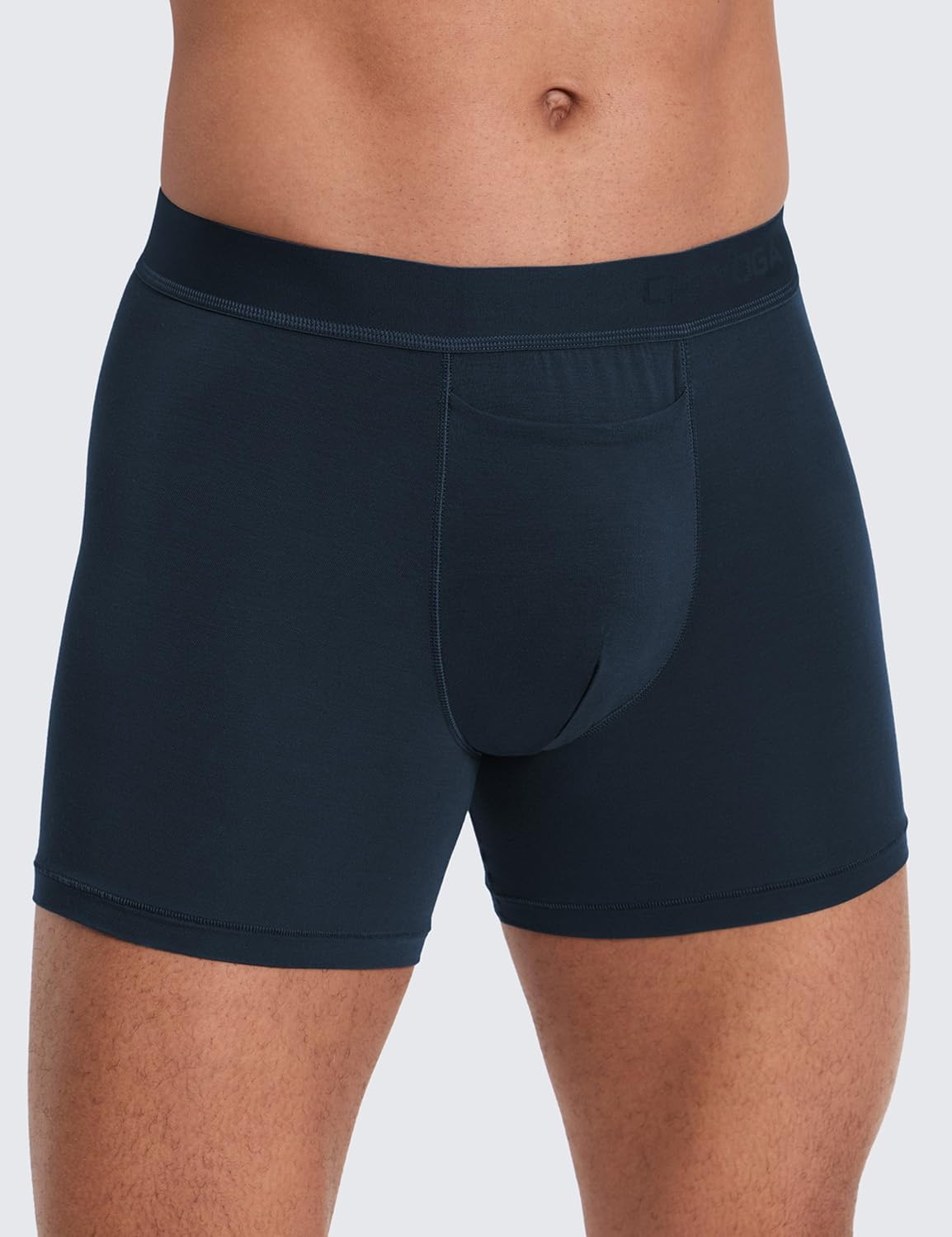 image:imageCRZ YOGA UltraSoft Modal Boxer Briefs with Fly for Men 5 Casual Underwear Moisture Wicking Breathable 3 PackBlackGreyNavy