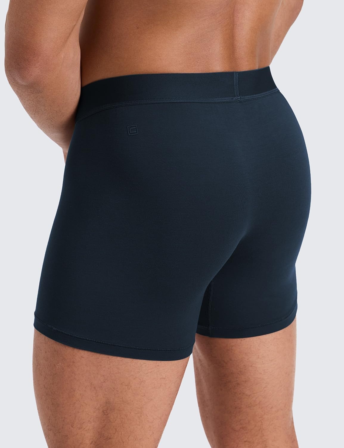 image:imageCRZ YOGA UltraSoft Modal Boxer Briefs with Fly for Men 5 Casual Underwear Moisture Wicking Breathable 3 PackBlackGreyNavy