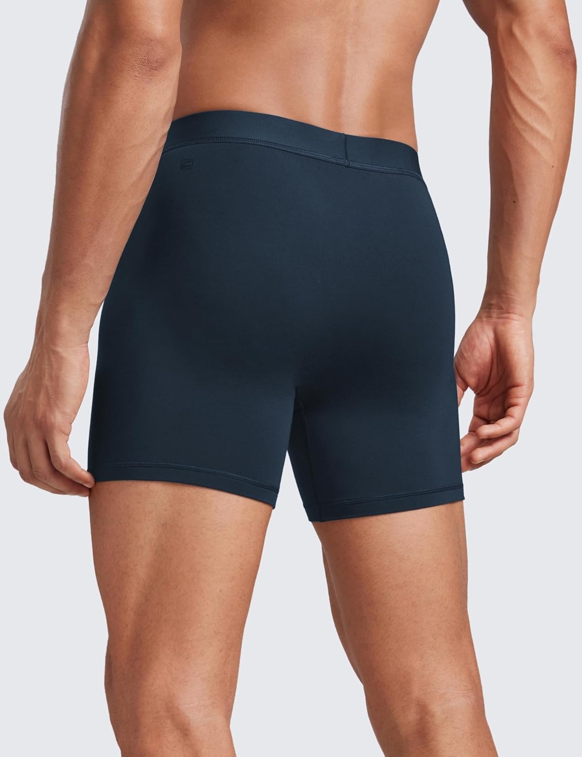 image:imageCRZ YOGA UltraSoft Modal Casual Boxer Briefs for Men 5 Double Lined Underwear Moisture Wicking Breathable 3 PackBlackGreyNavy