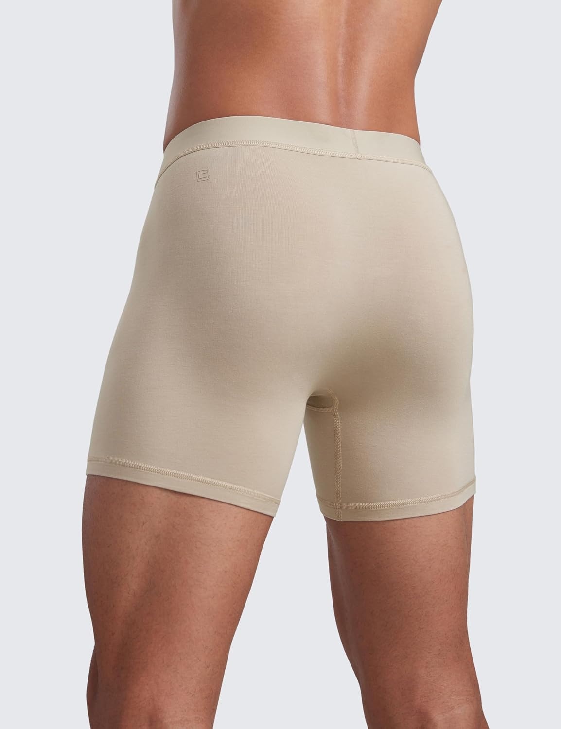 image:imageCRZ YOGA UltraSoft Modal Casual Boxer Briefs for Men 5 Double Lined Underwear Moisture Wicking Breathable 3 PackMojaveGreenWhite