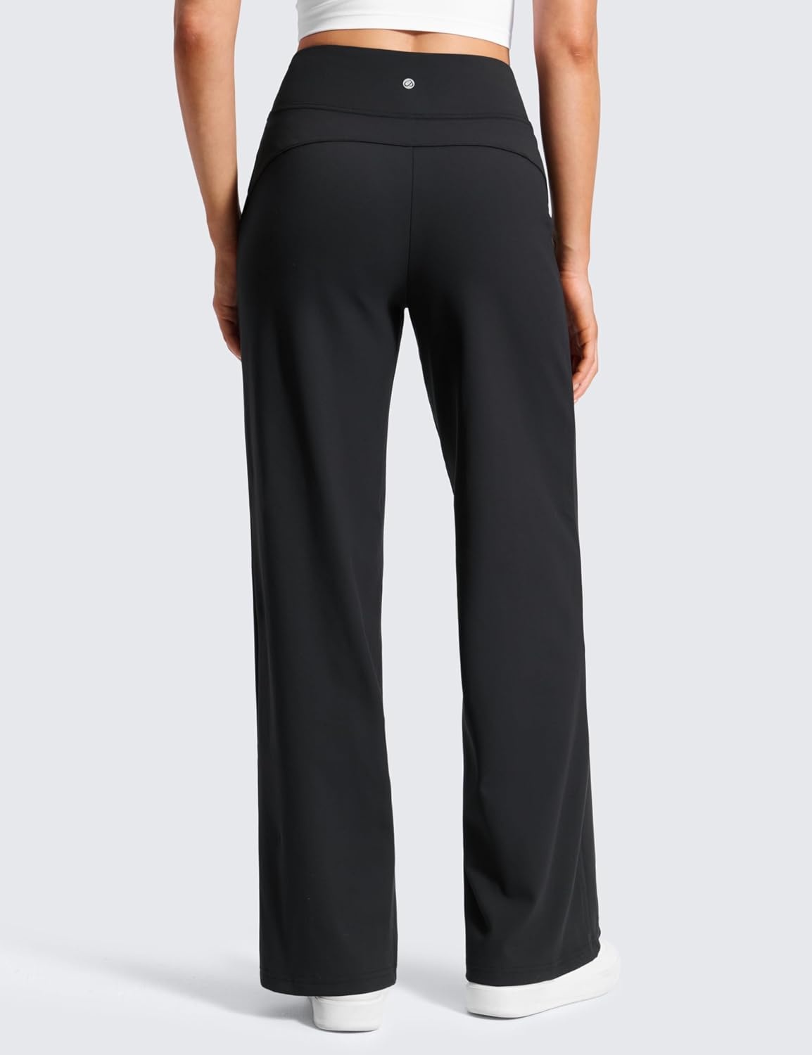 image:imageCRZ YOGA Wide Leg Yoga Pants Pockets 30 High Waisted Womens Sweatpants Lounge Dress Casual WorkBlack