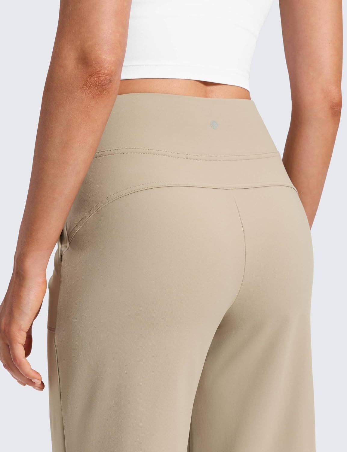 image:imageCRZ YOGA Wide Leg Yoga Pants Pockets 30 High Waisted Womens Sweatpants Lounge Dress Casual WorkOak