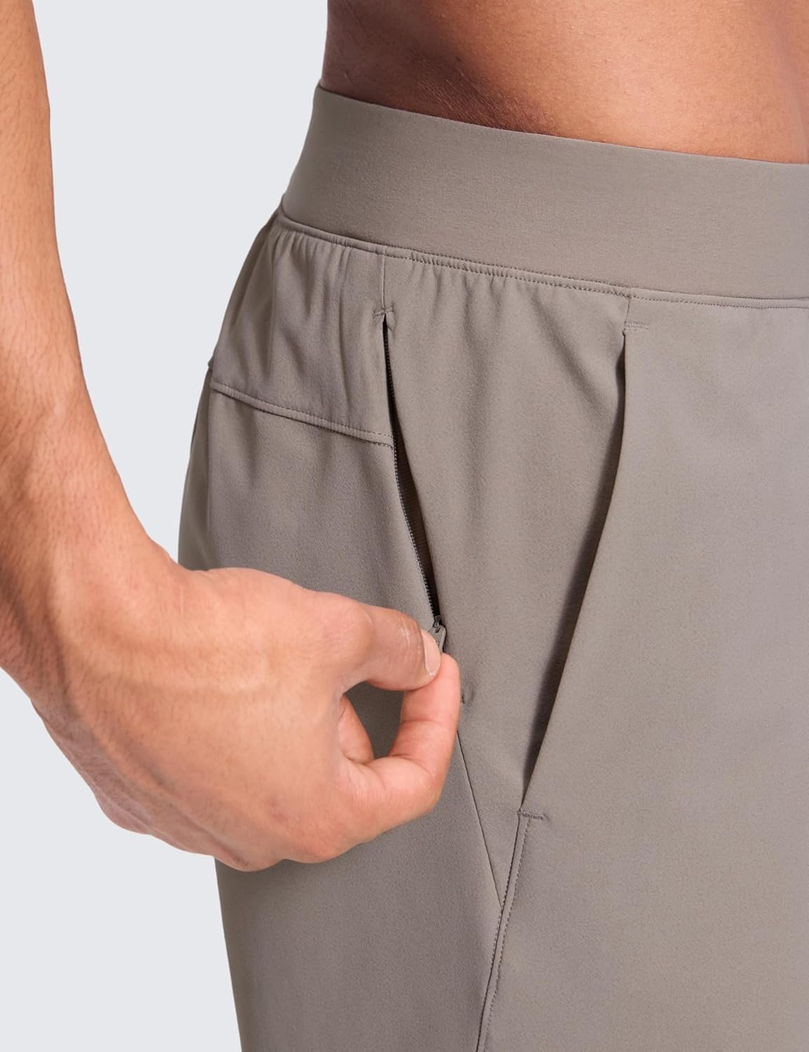 image:imageCRZ YOGA Workout Motion Pants for Men 30 Quick Dry SweatWicking Athletic Casual Daily Joggers Trouser with PocketsCliff Ash