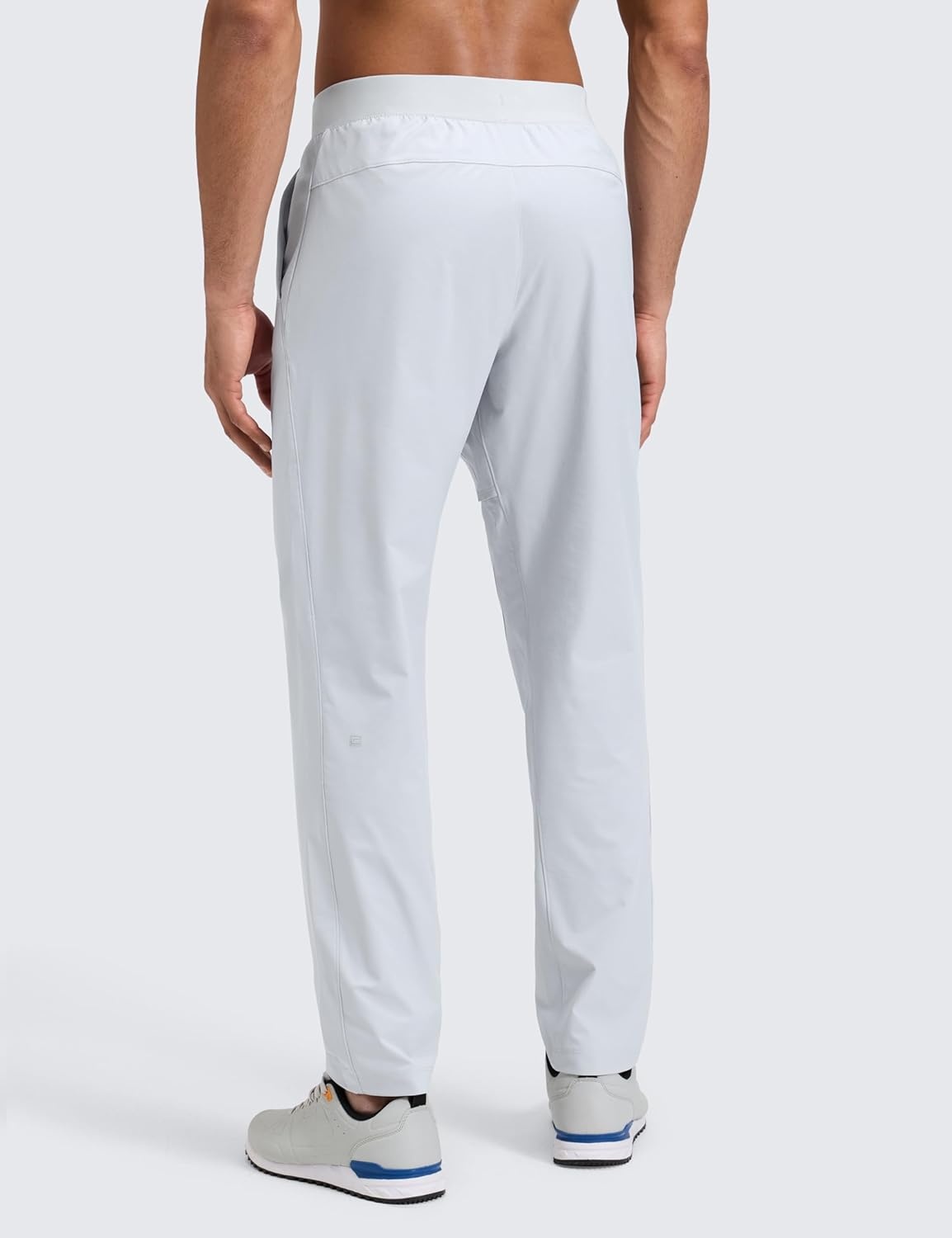 image:imageCRZ YOGA Workout Motion Pants for Men 30 Quick Dry SweatWicking Athletic Casual Daily Joggers Trouser with PocketsPlatinum Grey