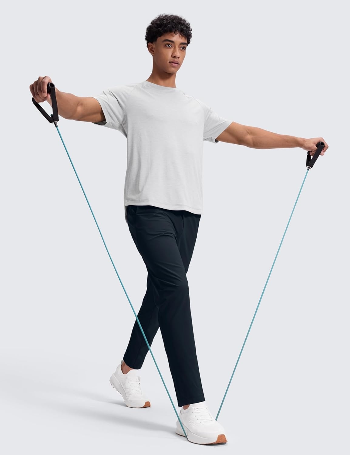 image:imageCRZ YOGA Workout Motion Pants for Men 30 Quick Dry SweatWicking Athletic Casual Daily Joggers Trouser with PocketsTrue Navy