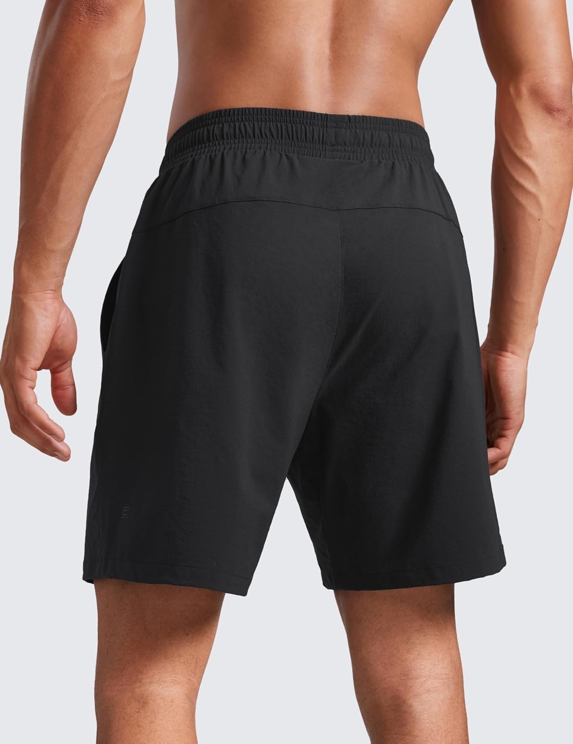 image:imageLightweight Water Resistant Shorts 7 with Zip PocketsBlack