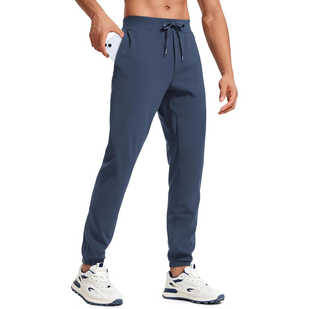 image:imageCRZ YOGA 4Way Stretch Athletic Joggers for Men 3032 Track Golf Gym Workout Hiking Pants with PocketsElectric Blue