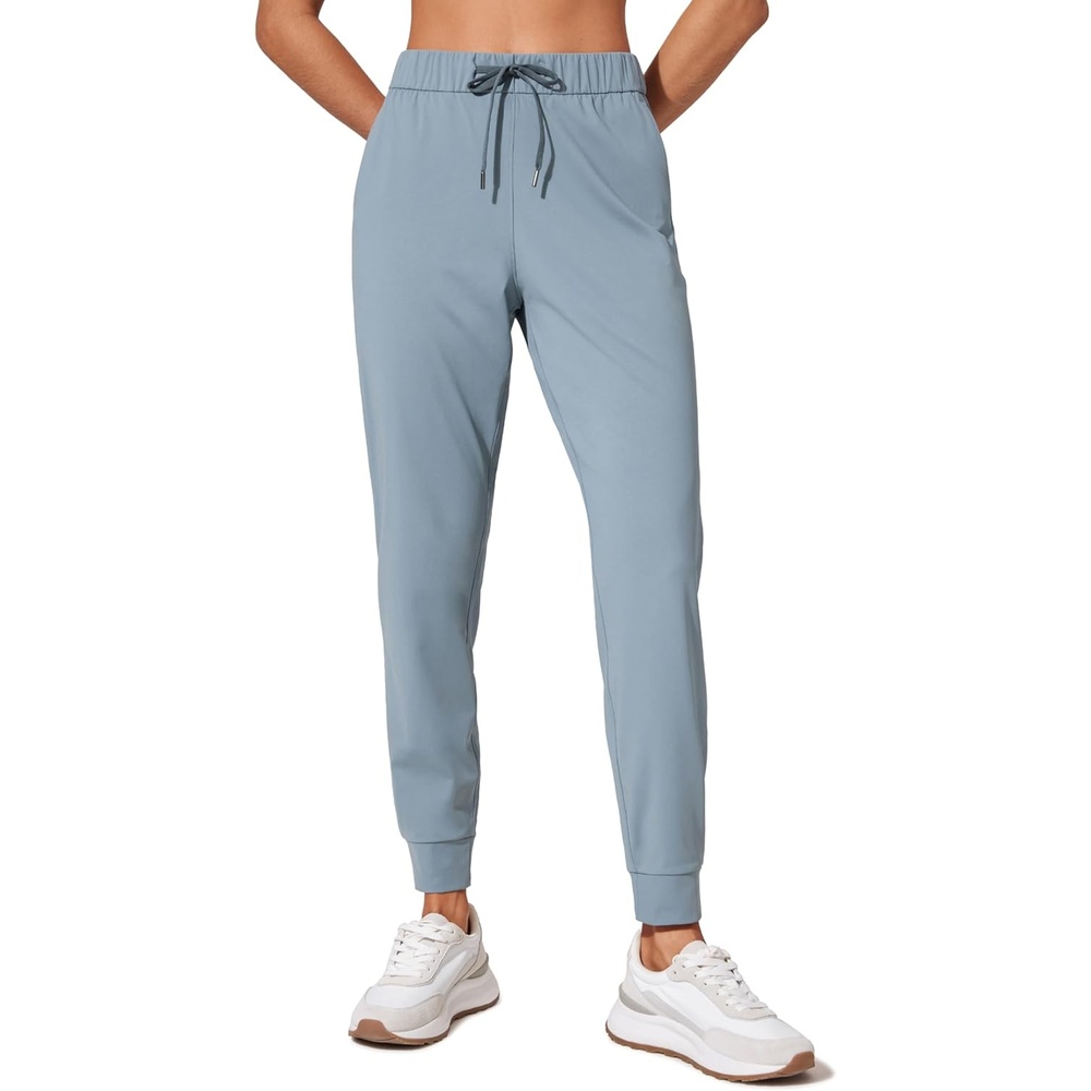 image:imageCRZ YOGA 4Way Stretch Workout Joggers for Women 28 Casual Travel Athletic Pants with PocketsBelgian Blue