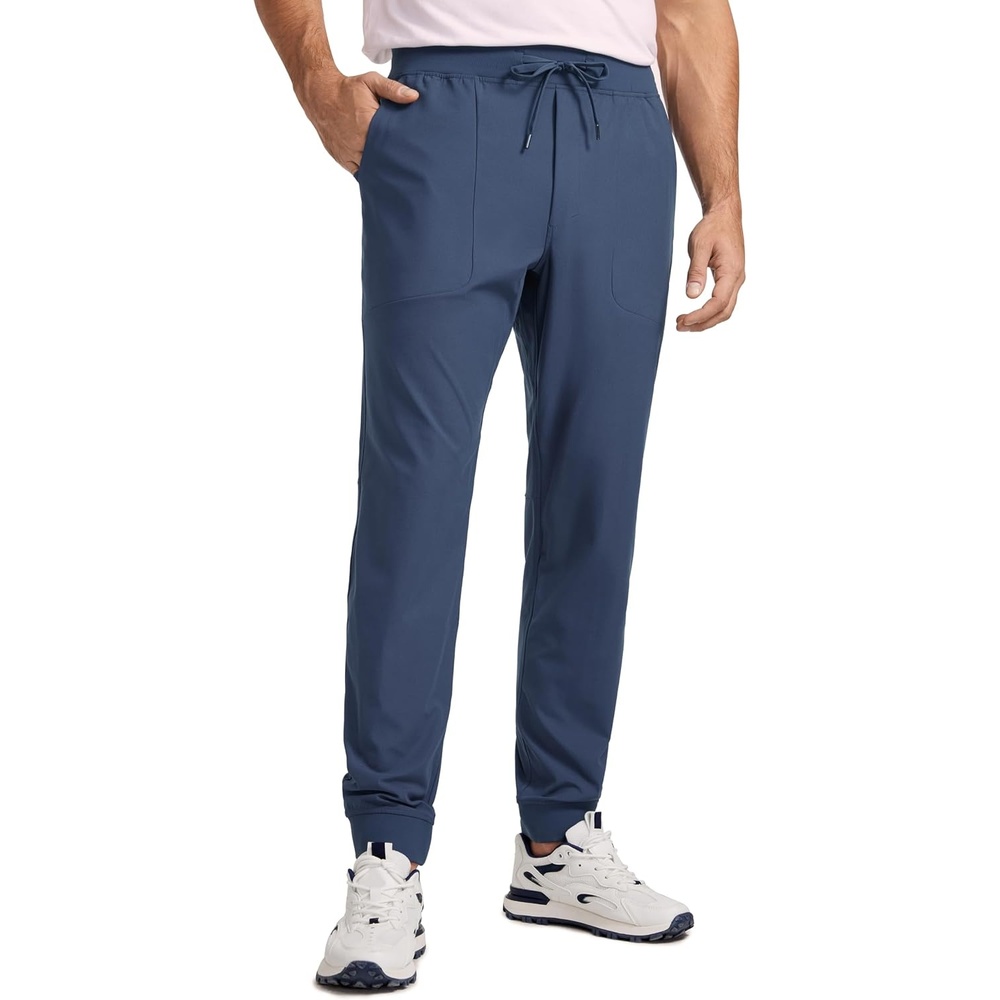image:imageCRZ YOGA All Day Comfy PullOn Golf Joggers for Men 283032  Quick Dry Lightweight Work Casual Pants with PocketsElectric Blue