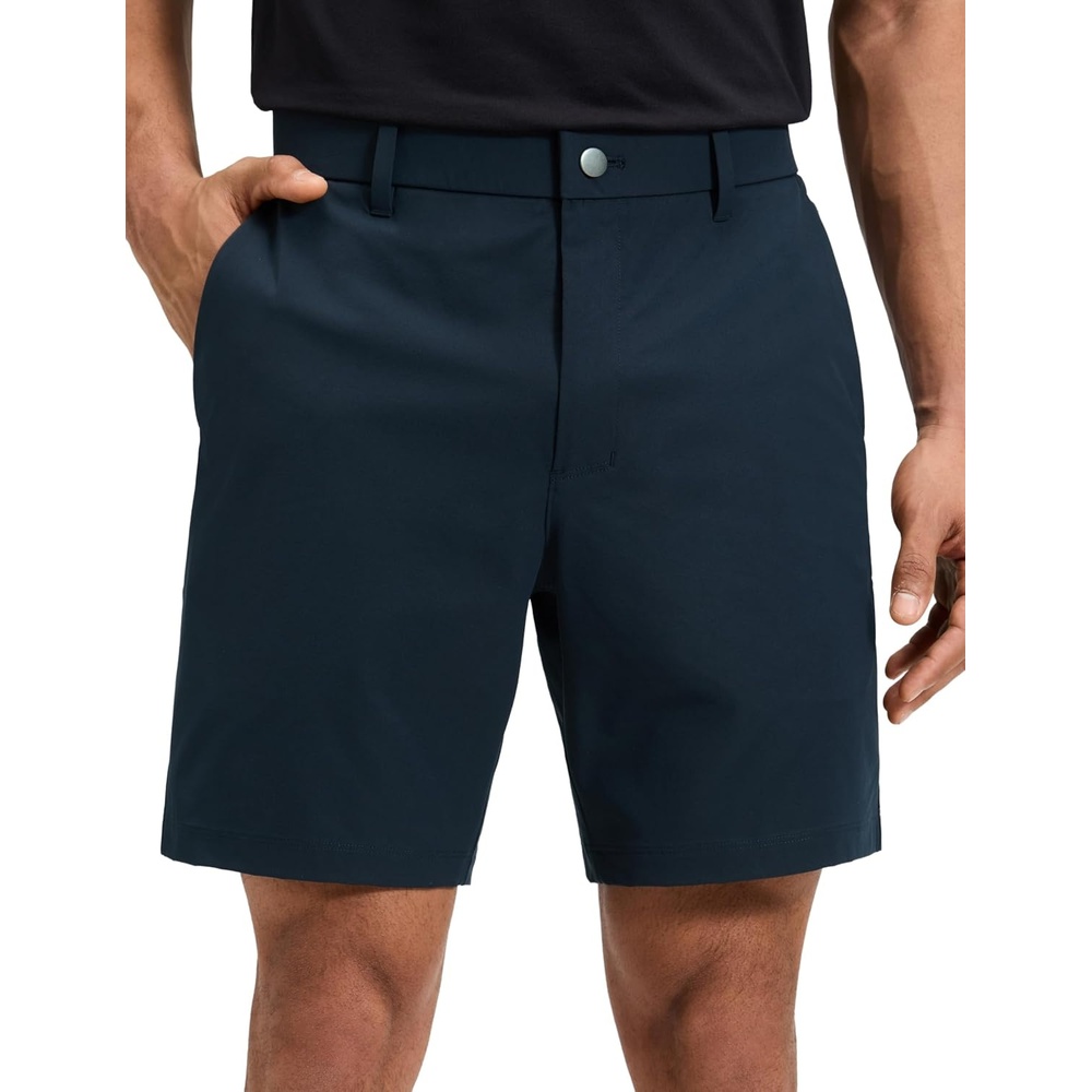 image:imageCRZ YOGA Breeze Comfy Golf Shorts for Men  7 Lightweight Quick Dry Casual Athletic Work Flat Front with PocketsTrue Navy