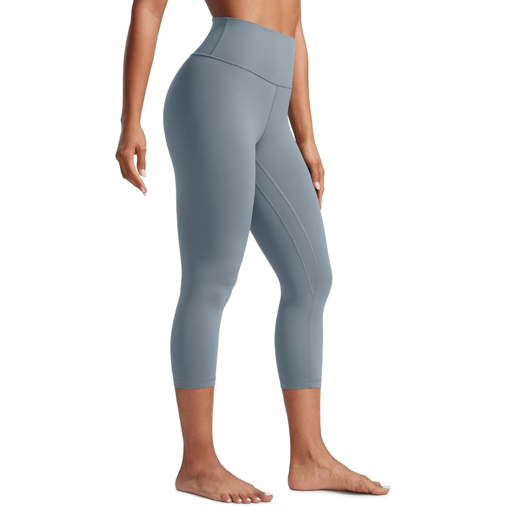 image:imageCRZ YOGA Butterlift Capris Workout Leggings 21  High Waisted Pilates Gym Athletic Womens Crop Yoga PantsBelgian Blue