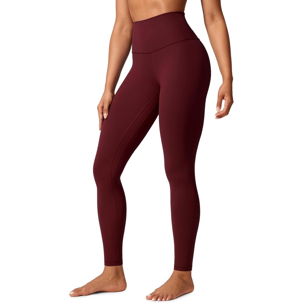 image:imageCRZ YOGA Butterlift Workout Leggings 28 High Waisted Pilates Gym Athletic Womens Yoga Pants Buttery SoftRed Merlot