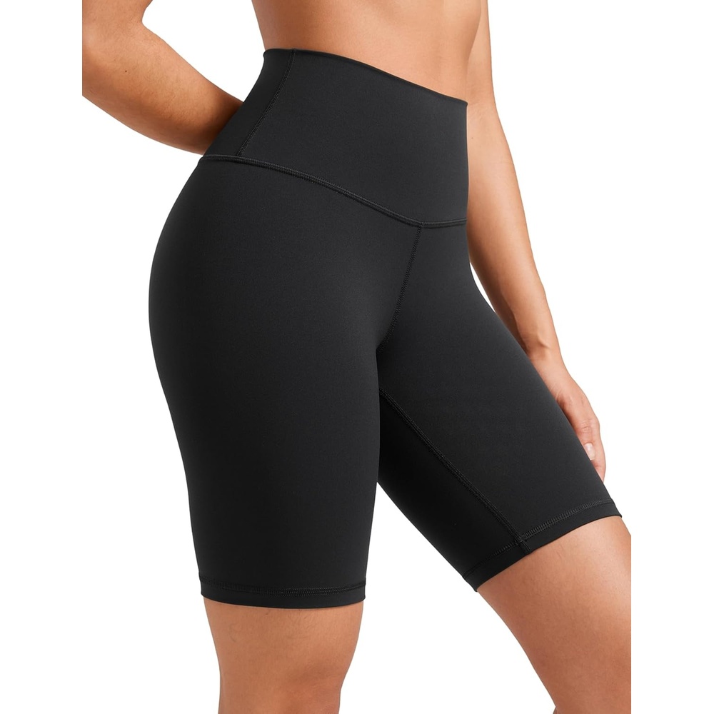 image:imageCRZ YOGA Butterluxe Biker Shorts 8 High Waisted Gym Workout Running Volleyball Spandex Yoga WomensBlack