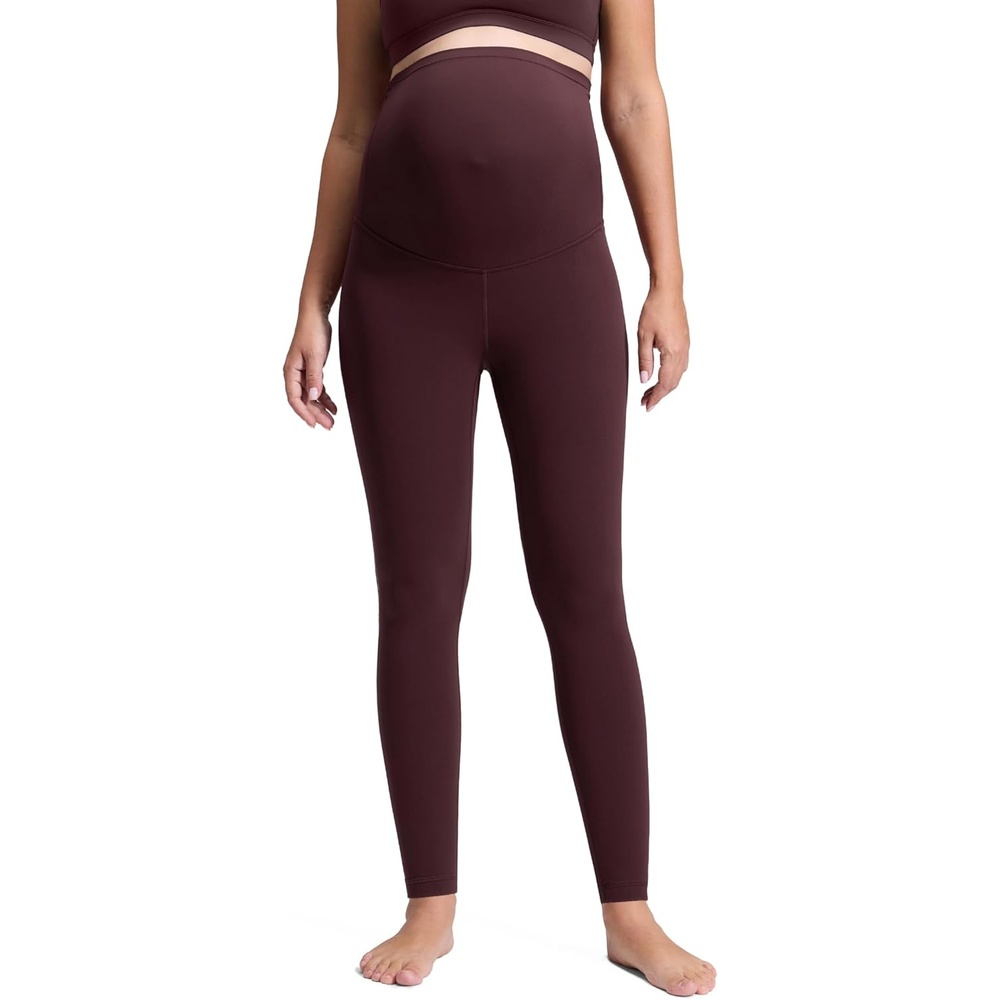 image:imageCRZ YOGA Butterluxe Extra Long Maternity Leggings 30 Yoga Lounge Pants for Tall Women Pregnancy Soft Over The BellyRipe Plum