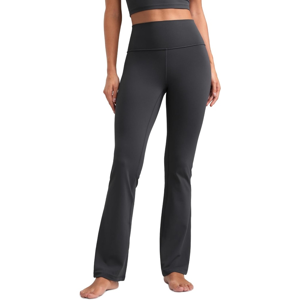 image:imageCRZ YOGA Butterluxe Flare Leggings 2930532335 High Waist Bootcut Wide Leg Lounge Womens Yoga Pants with PocketMysterious Grey