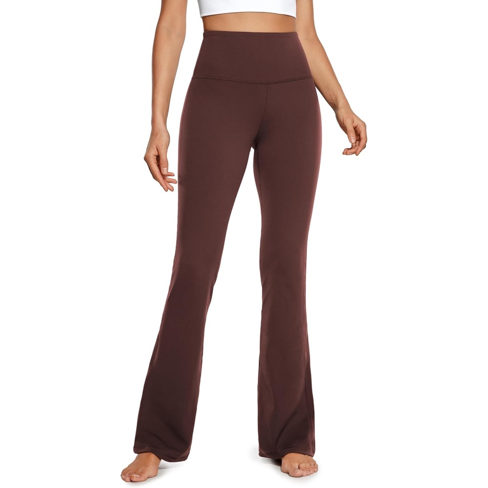 image:imageCRZ YOGA Butterluxe Flare Leggings 2930532335  High Waist Bootcut Wide Leg Lounge Womens Yoga Pants with PocketTaupe