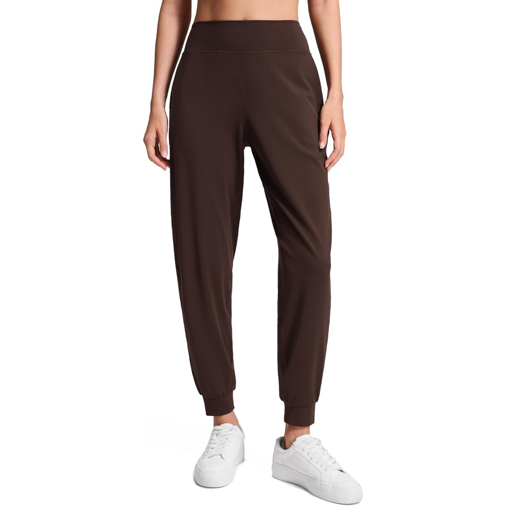 image:imageCRZ YOGA Butterluxe High Waisted Joggers for Women 28  Casual Lounge Workout Yoga Pants with PocketsHot Fudge Brown
