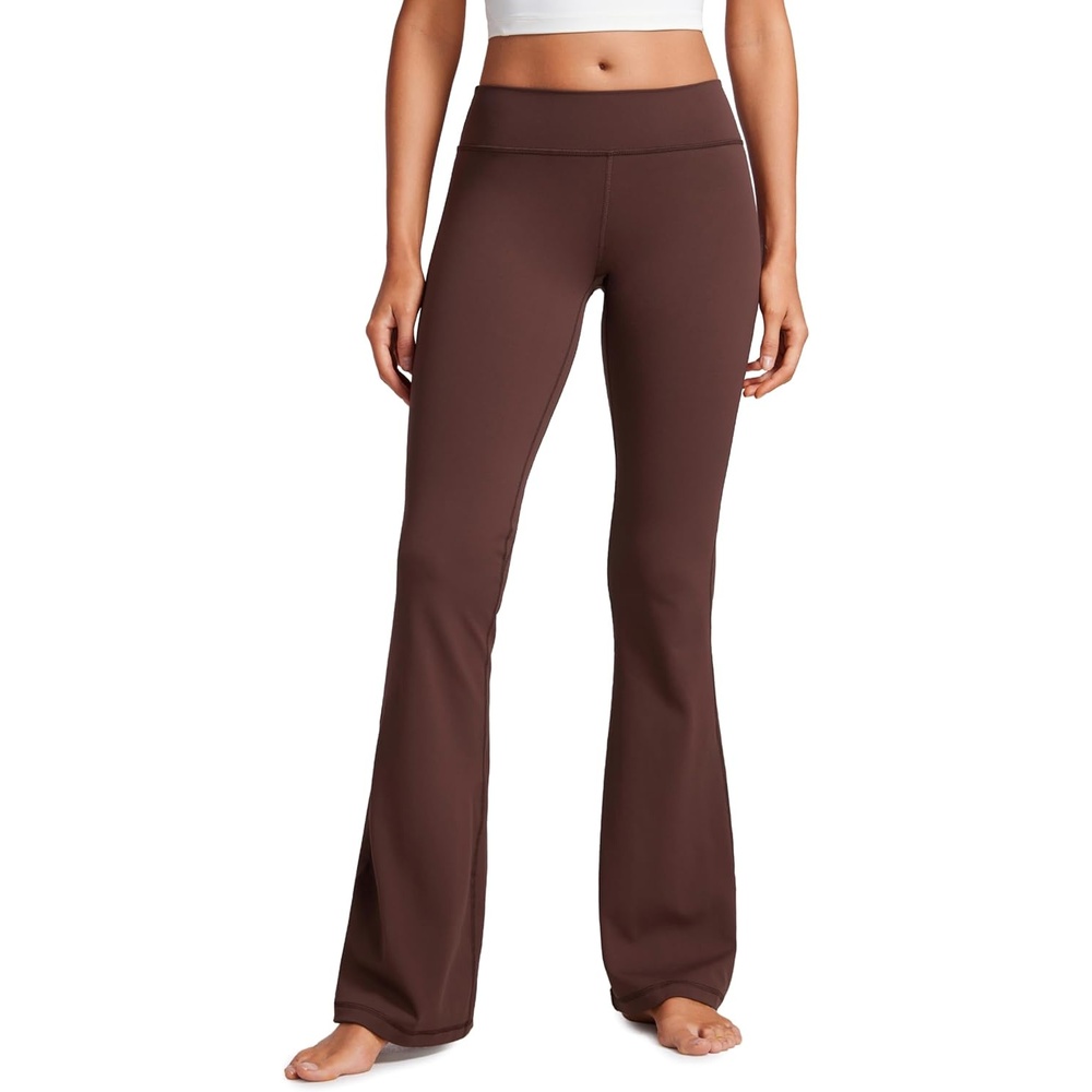 image:imageCRZ YOGA Butterluxe Low Rise Flare Leggings 32 Bootcut Buttery Soft Lounge Casual Womens Yoga Pants with PocketTaupe