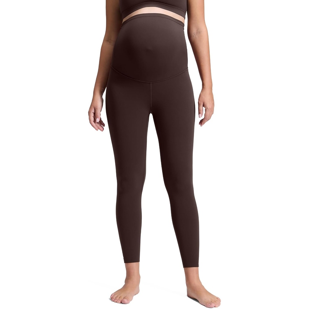 image:imageCRZ YOGA Butterluxe Maternity Leggings 25 Over The Belly Buttery Soft Workout Activewear Yoga Womens Pregnancy PantsHot Fudge Brown