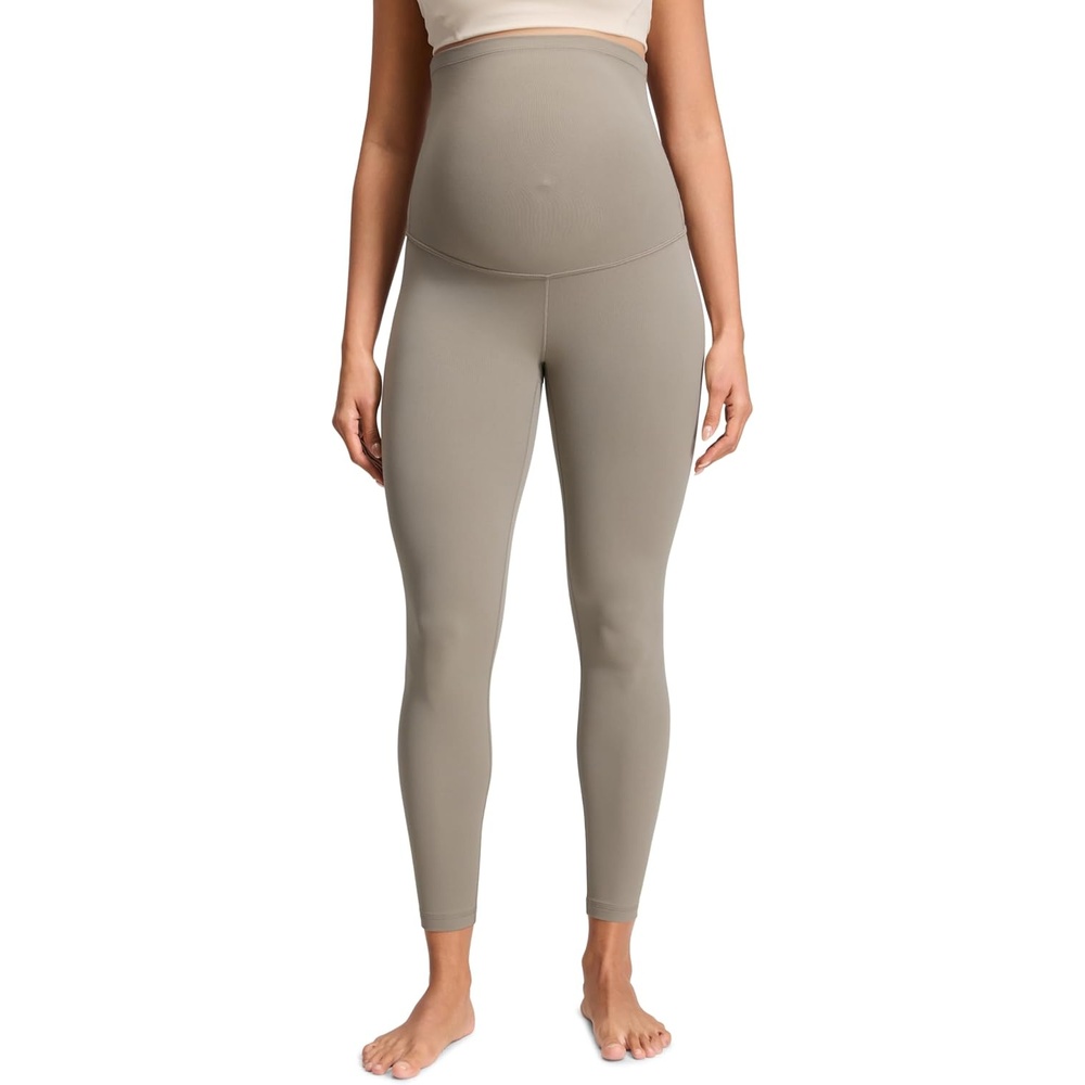 image:imageCRZ YOGA Butterluxe Maternity Leggings 25 Over The Belly Buttery Soft Workout Activewear Yoga Womens Pregnancy PantsWarm Ash Grey